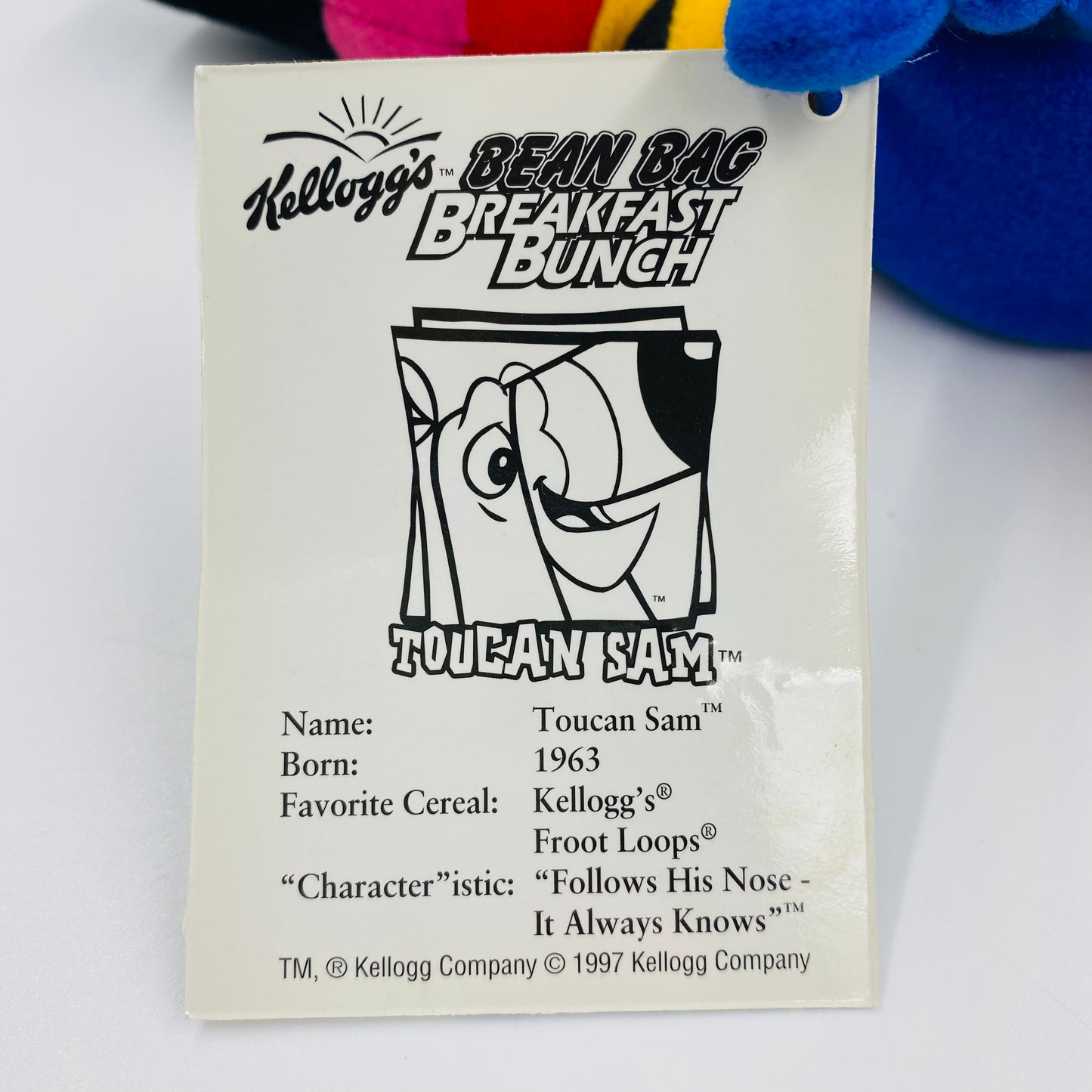 Kellogg's Bean Bag Breakfast Bunch: Toucan Sam plush bean bag