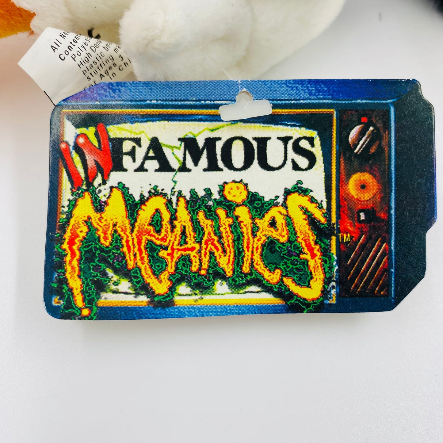 InFamous Meanies: Quack Nicholson plush beanie (1997,1998) The Idea Factory