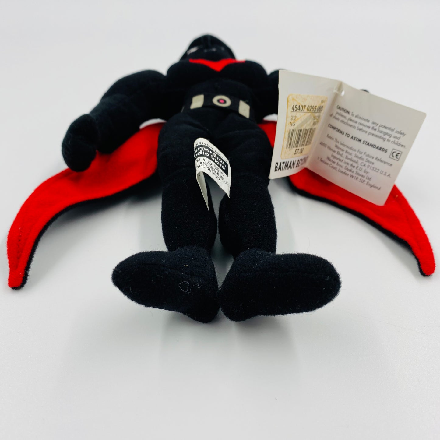 Warner Bros. Studio Store Batman Beyond bean bag plush (1999) WB/DC