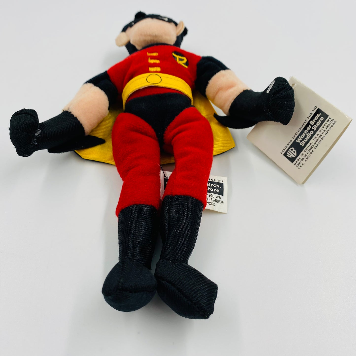 Warner Bros. Studio Store Robin bean bag plush (1998) WB/DC