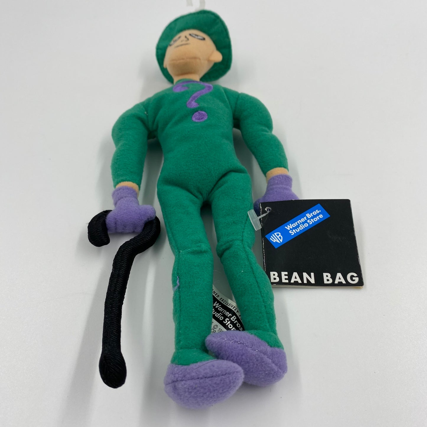 Warner Bros. Studio Store Riddler bean bag plush (1999) WB/DC