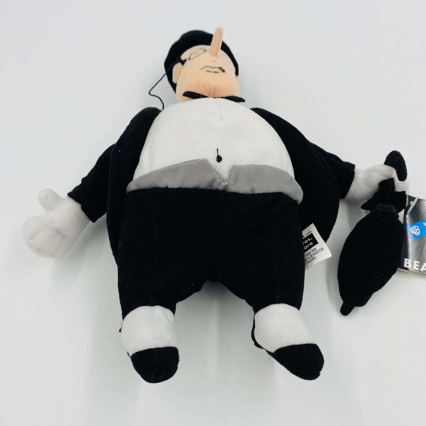 Warner Bros. Studio Store Penguin bean bag plush (1999) WB/DC