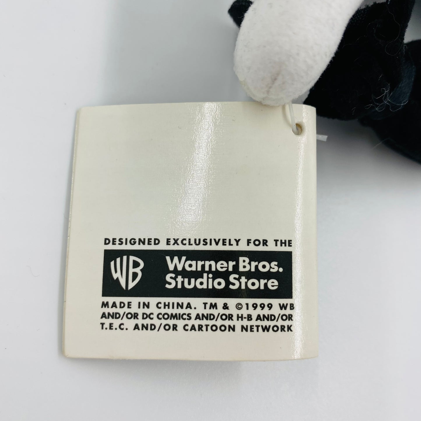 Warner Bros. Studio Store Penguin bean bag plush (1999) WB/DC