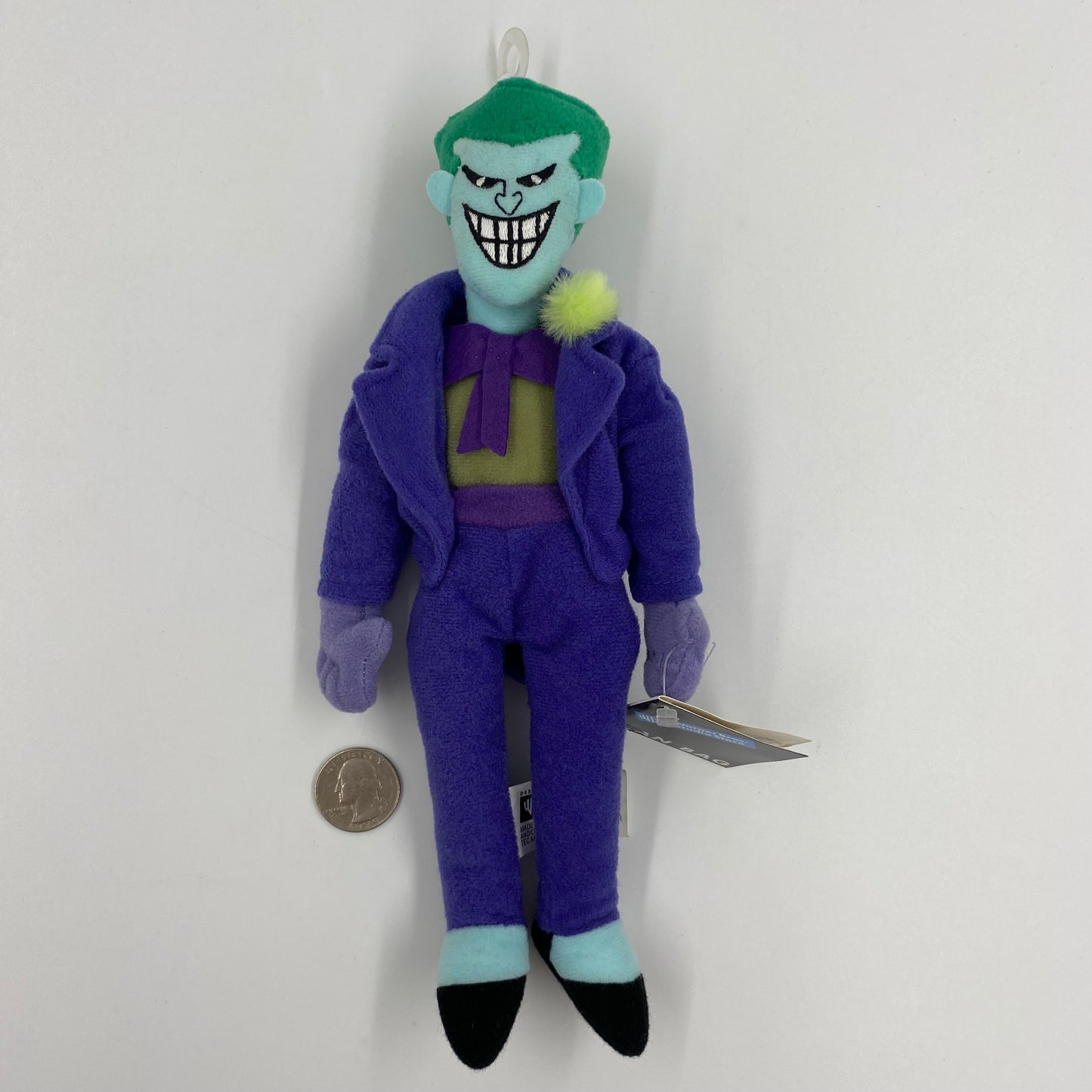 Warner Bros. Studio Store Joker bean bag plush (1999) WB/DC