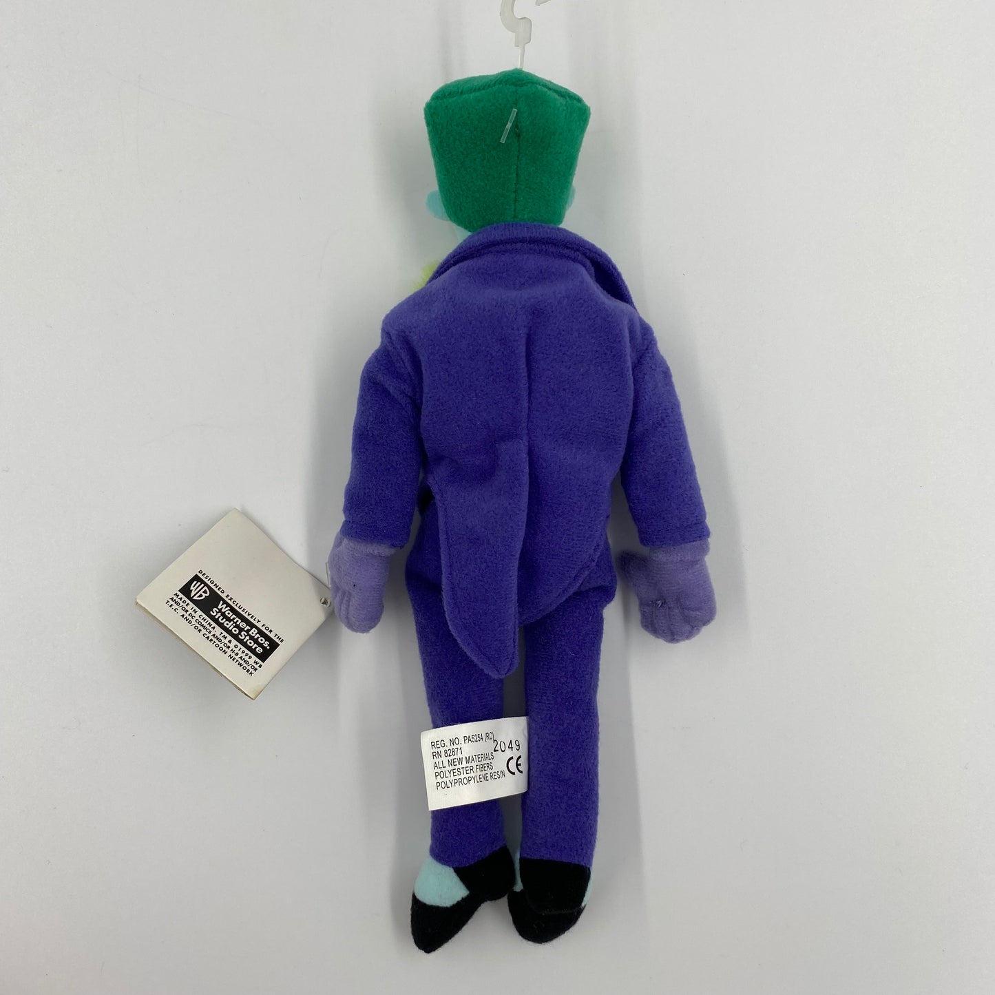 Warner Bros. Studio Store Joker bean bag plush (1999) WB/DC