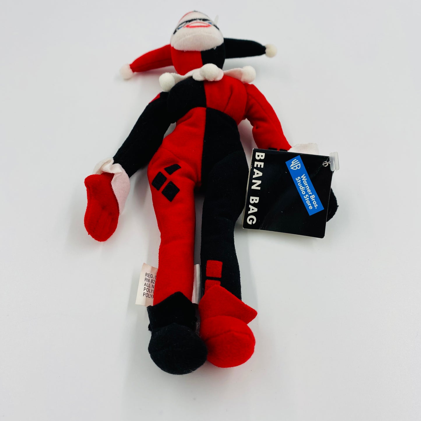 Warner Bros. Studio Store Harley Quinn bean bag plush (1999) WB/DC