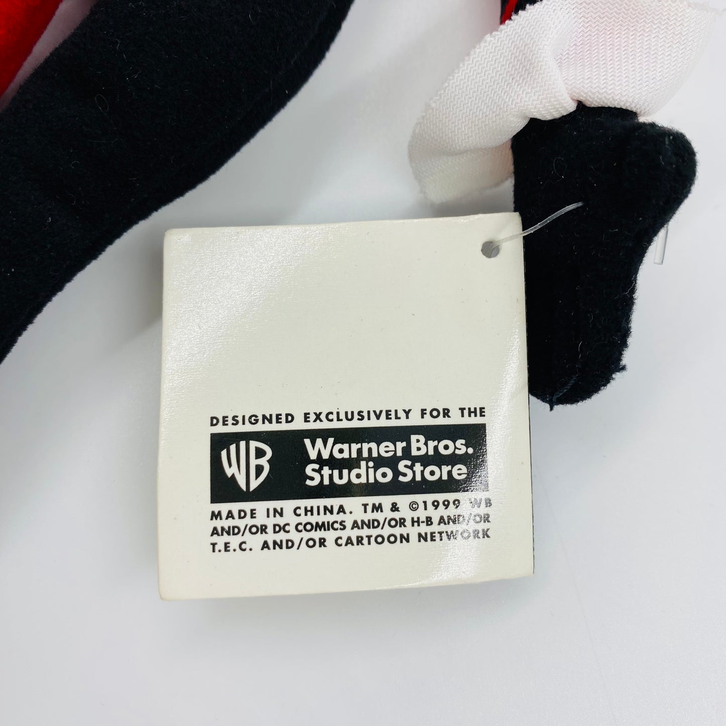 Warner Bros. Studio Store Harley Quinn bean bag plush (1999) WB/DC