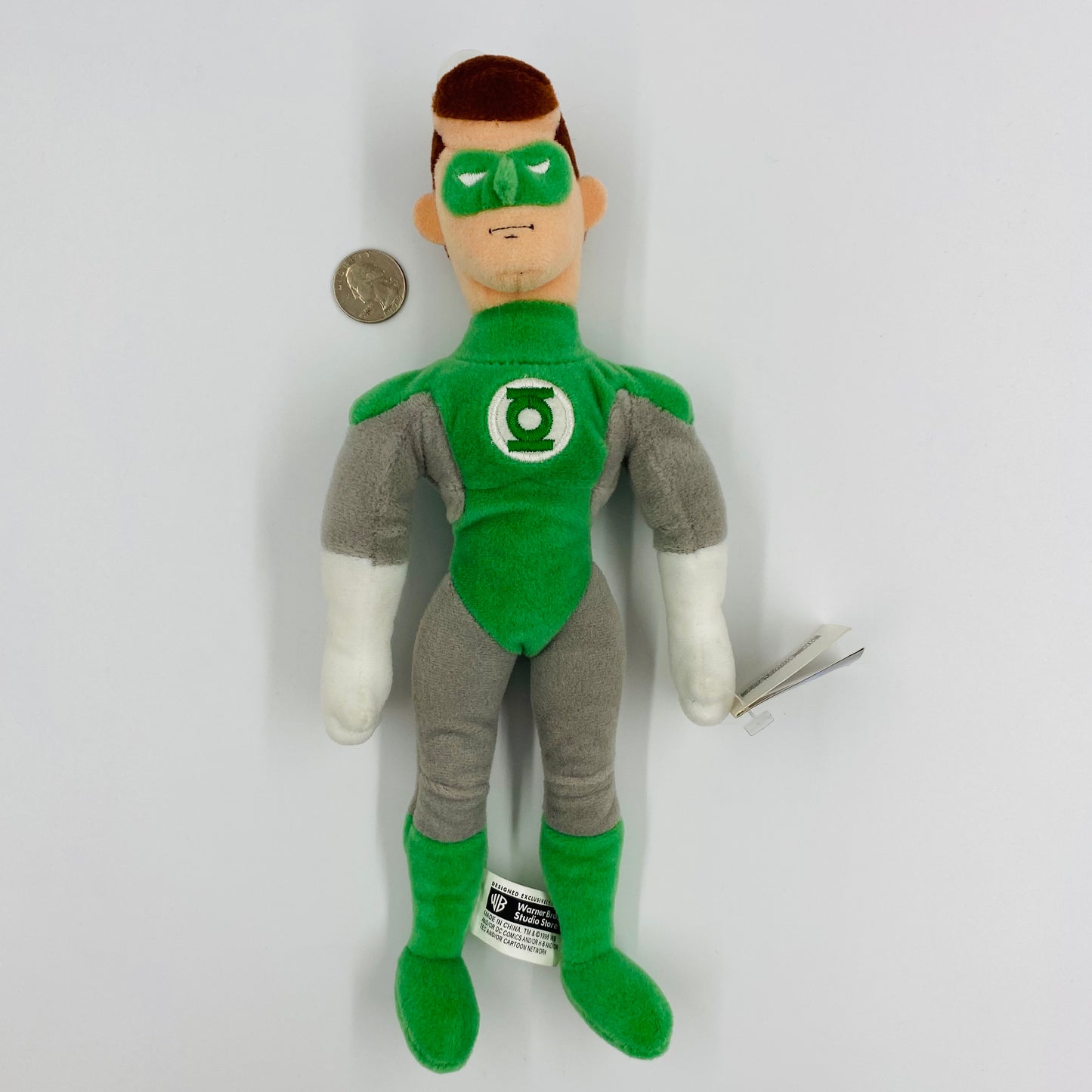 Warner Bros. Studio Store Green Lantern bean bag plush (1998) WB/DC