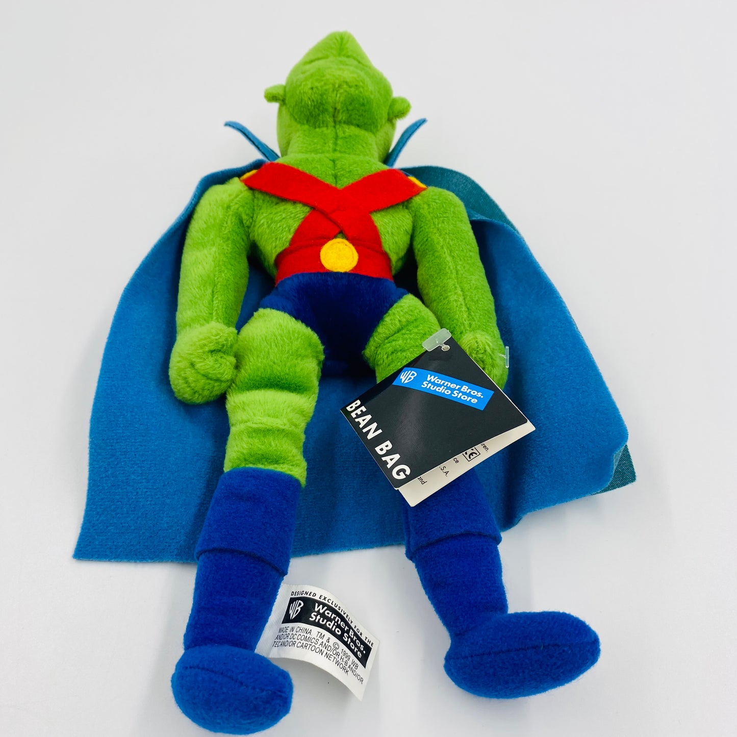 Warner Bros. Studio Store Martian Manhunter bean bag plush (1999) WB/DC