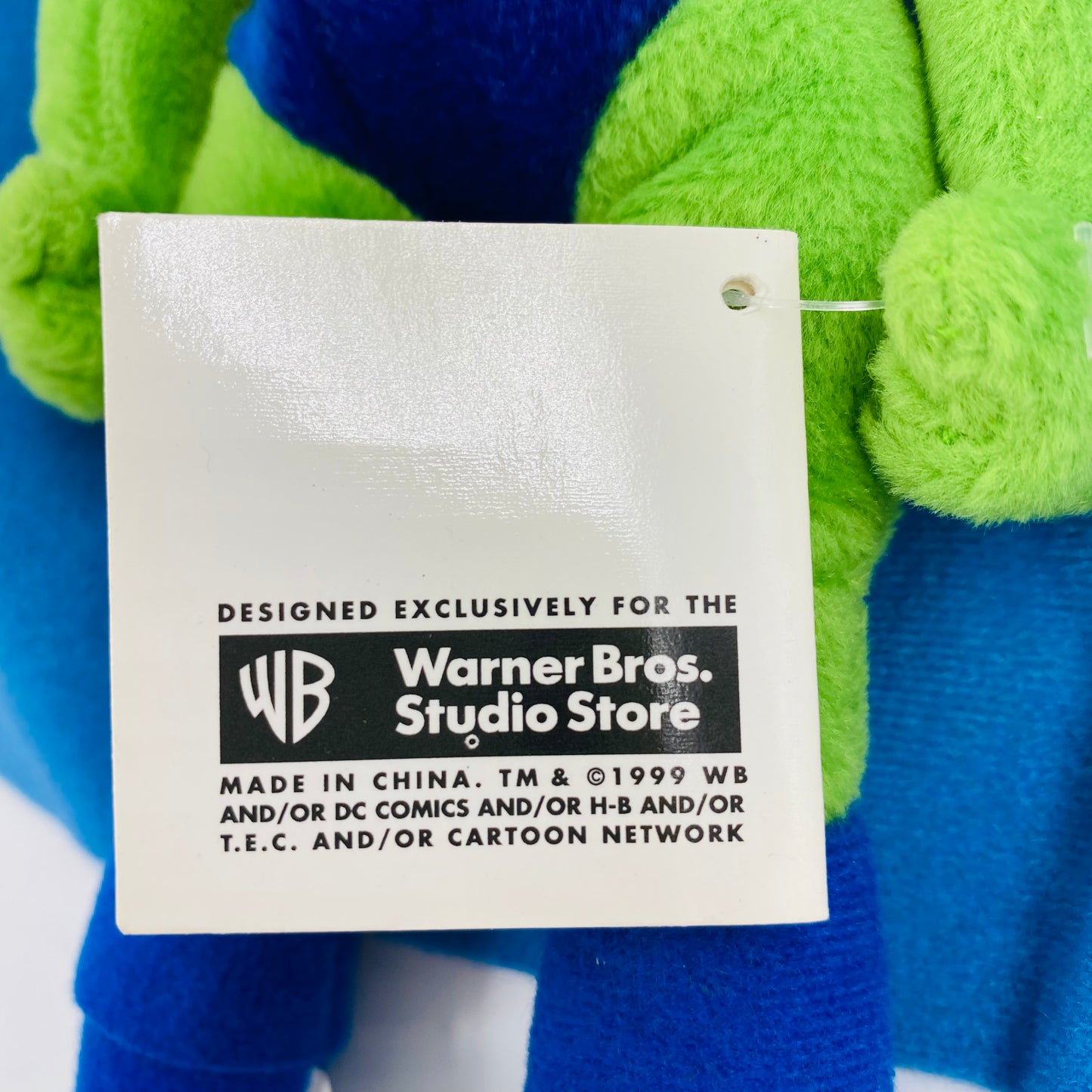 Warner Bros. Studio Store Martian Manhunter bean bag plush (1999) WB/DC