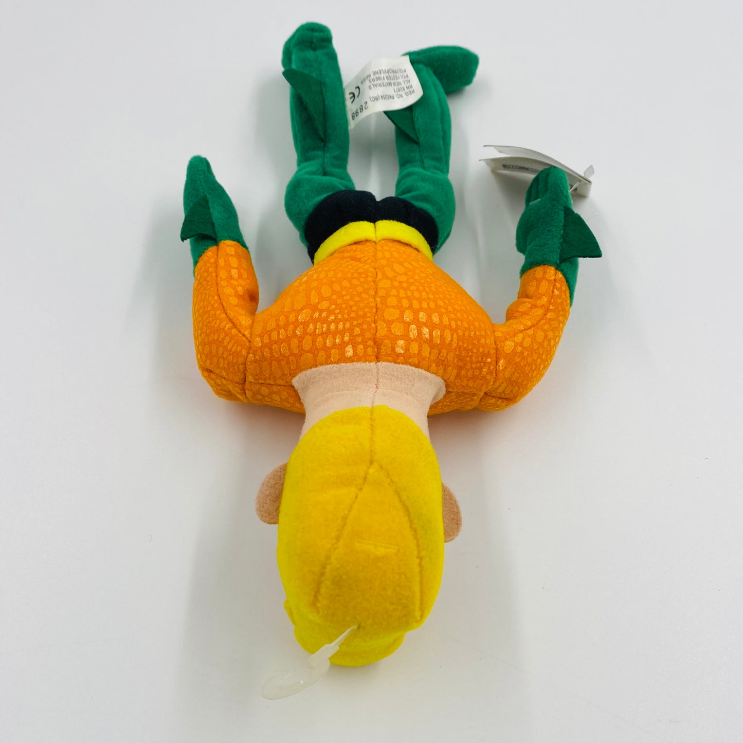 Warner Bros. Studio Store Aquaman bean bag plush (1998) WB/DC