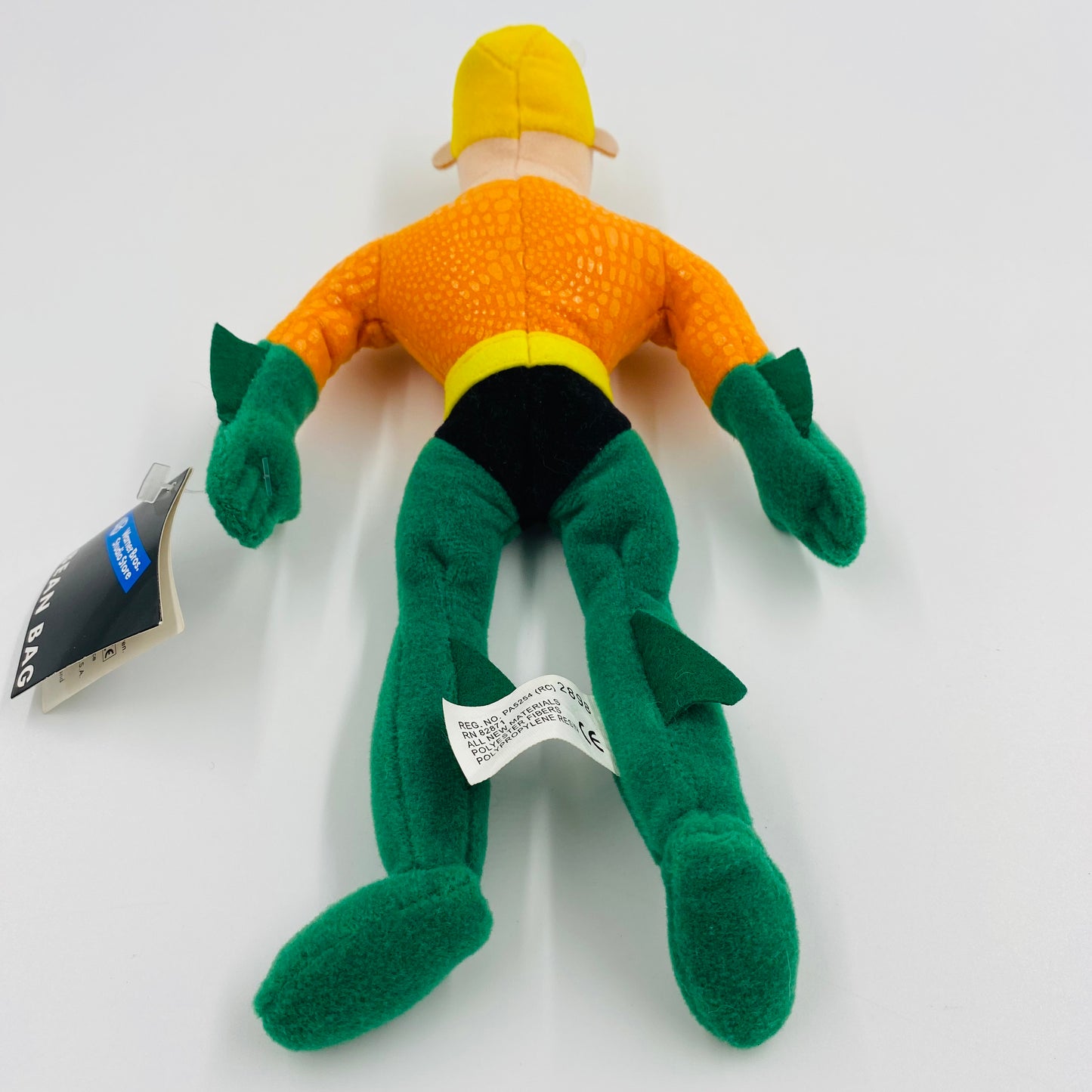 Warner Bros. Studio Store Aquaman bean bag plush (1998) WB/DC