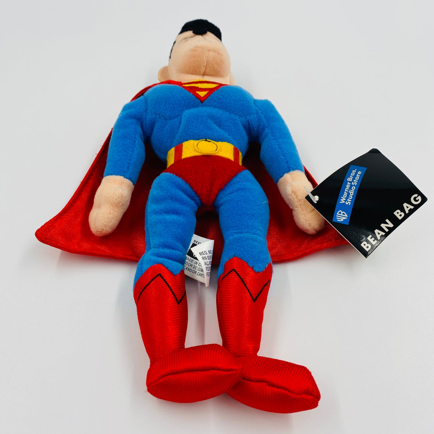 Warner Bros. Studio Store: Superman bean bag plush (1998) WB/DC