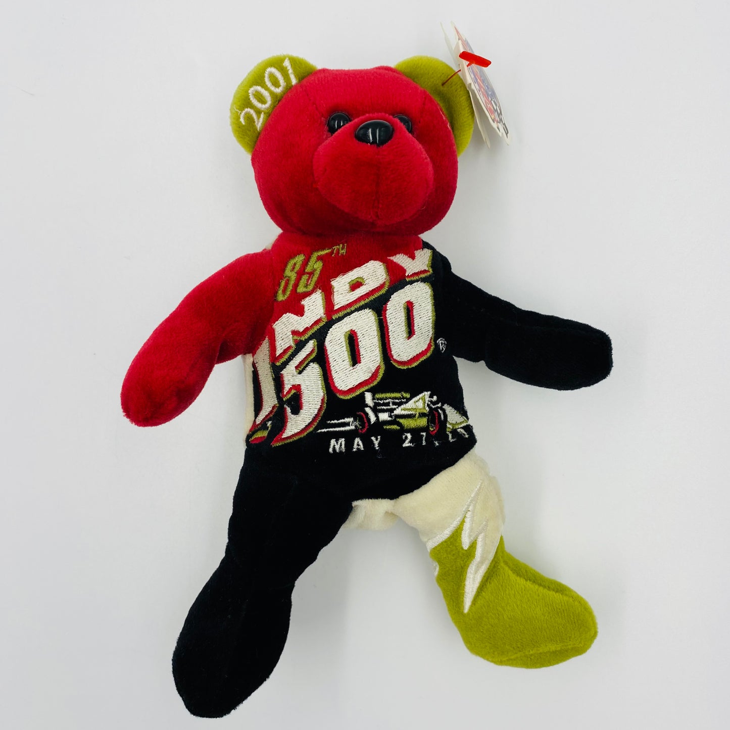 Indy 500 Team Speed Bears bean bag plush (2001) Team Bears