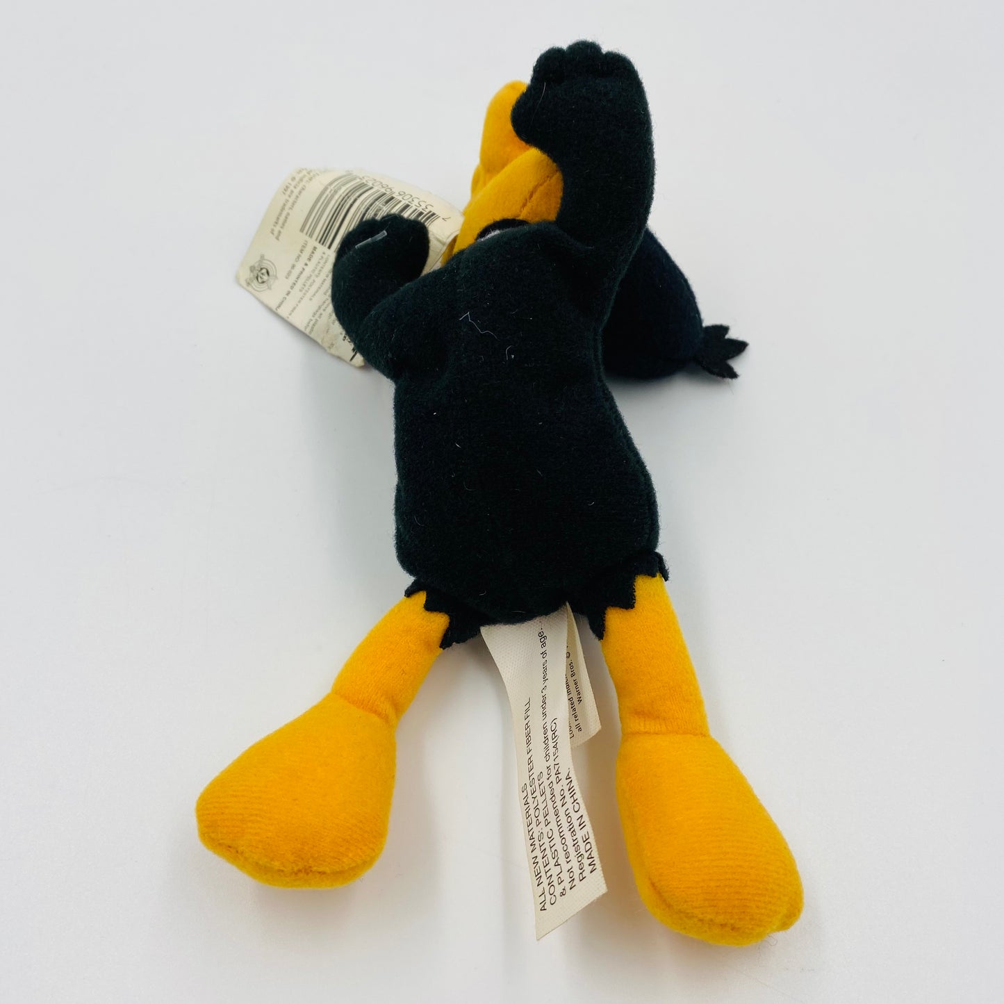 Looney Tunes Daffy Duck bean bag plush (1997) Play-By-Play