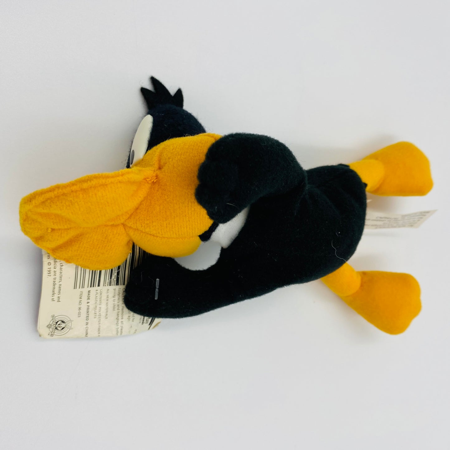 Looney Tunes Daffy Duck bean bag plush (1997) Play-By-Play