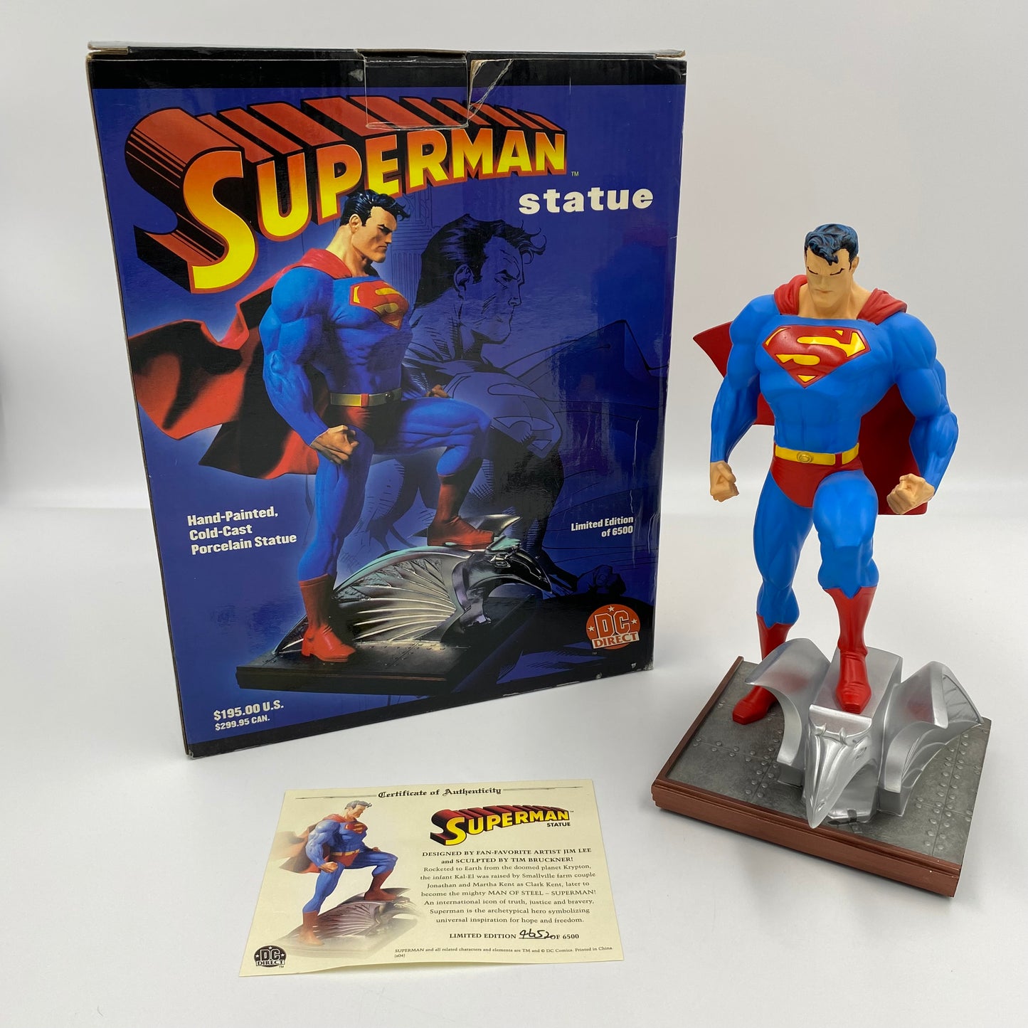 Superman Jim Lee statue (2004) DC Direct