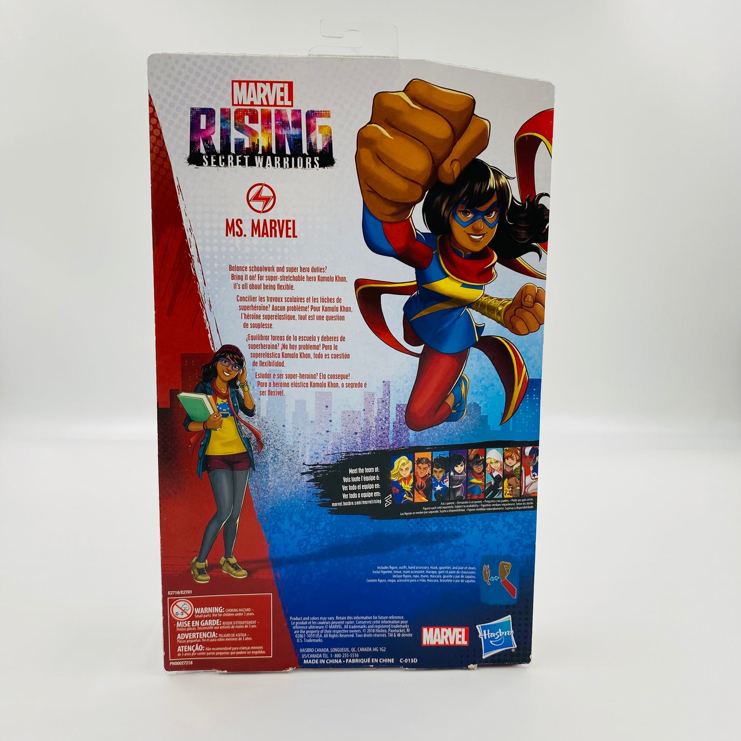 Marvel Rising Secret Warriors Ms. Marvel carded 12
