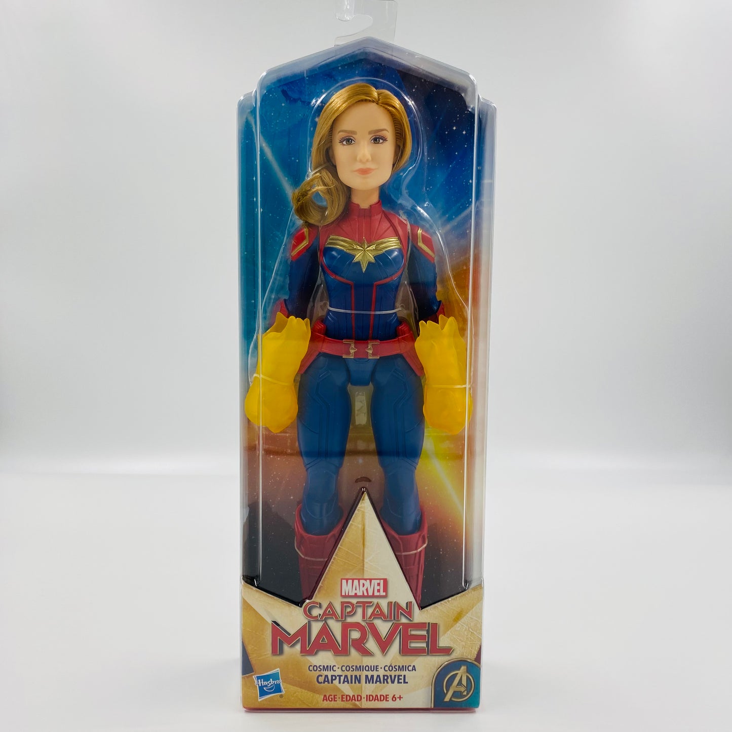 Marvel Cosmic Captain Marvel carded doll (2019) Hasbro