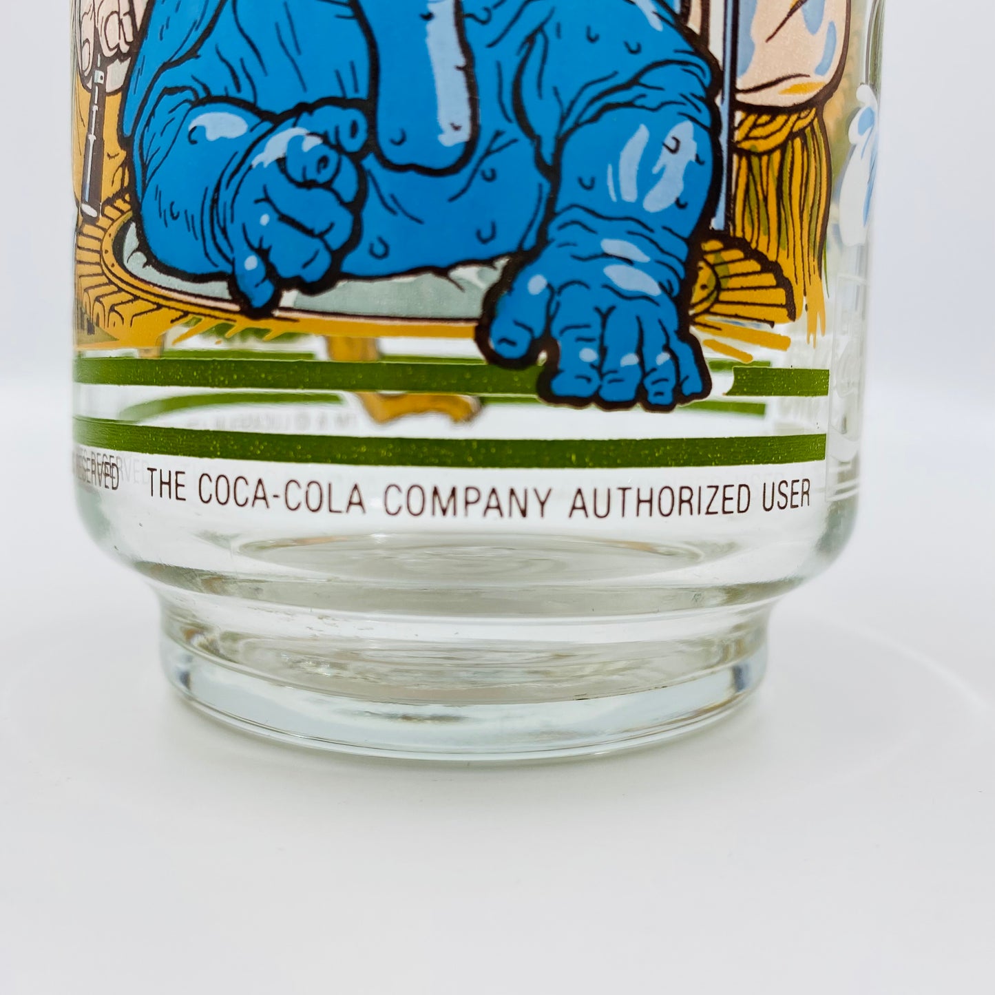 Burger King Coca-Cola Return of the Jedi Slave Leia in Jabba’s Palace glass (1983)