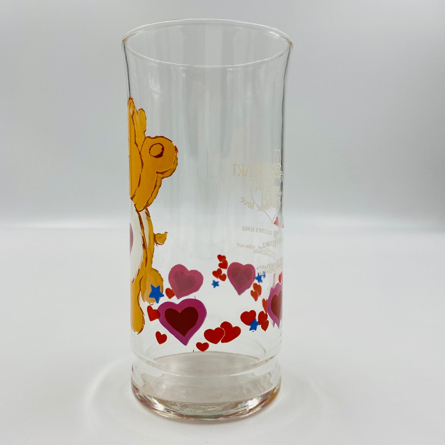 Care Bears Tenderheart Bear Pizza Hut Glass (1983)