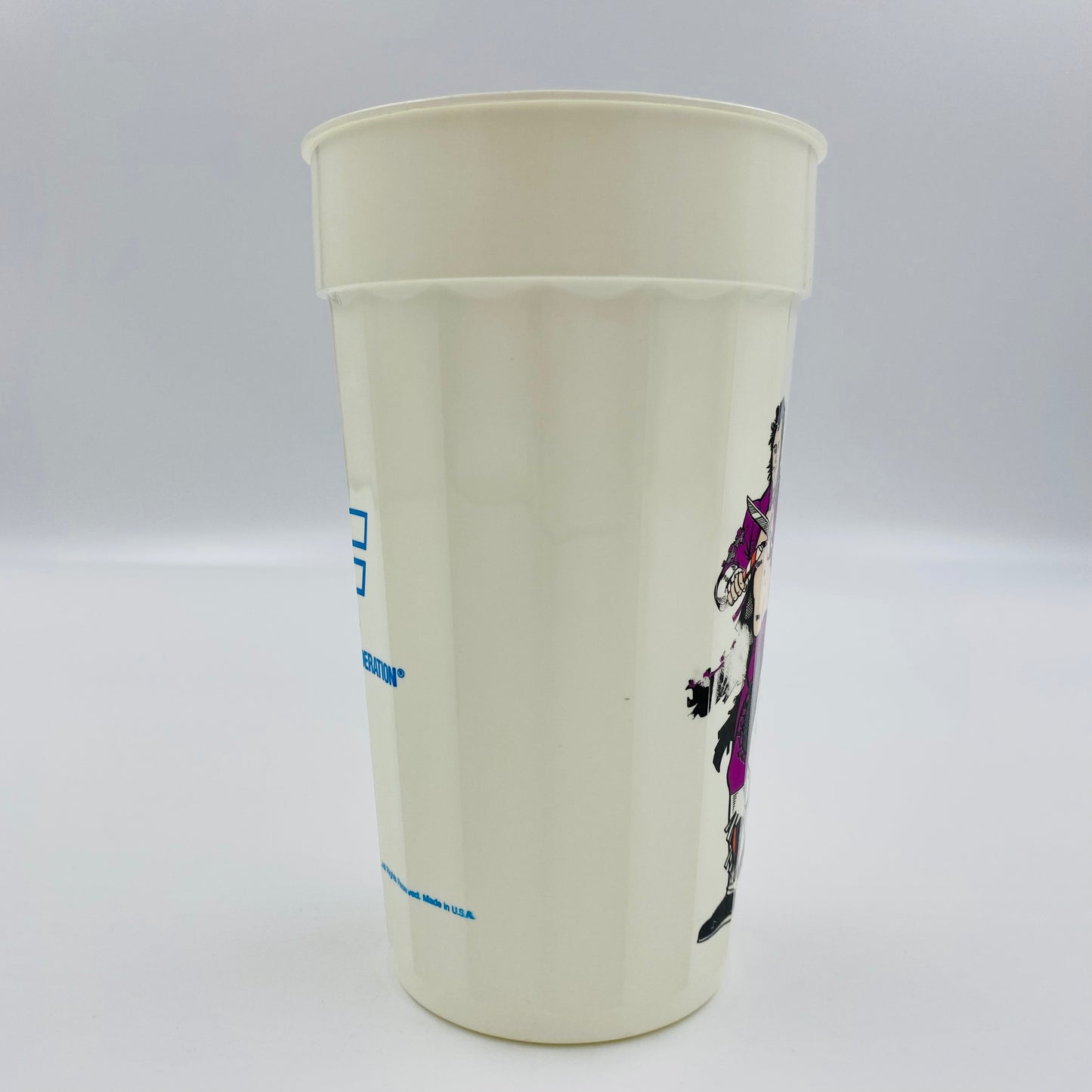 WWF Brutus “The Barber” Beefcake 32oz plastic cup (1989)