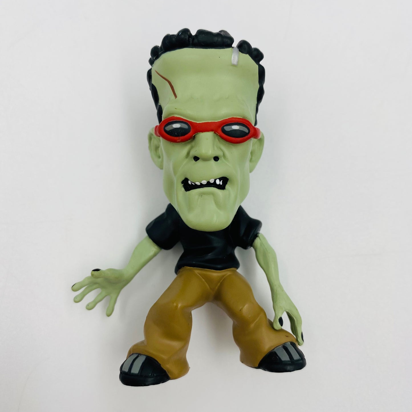 Universal Studios Monsters Little Big Heads Monster Shredders Frankenstein loose action figure w/skateboard (1999) Sideshow