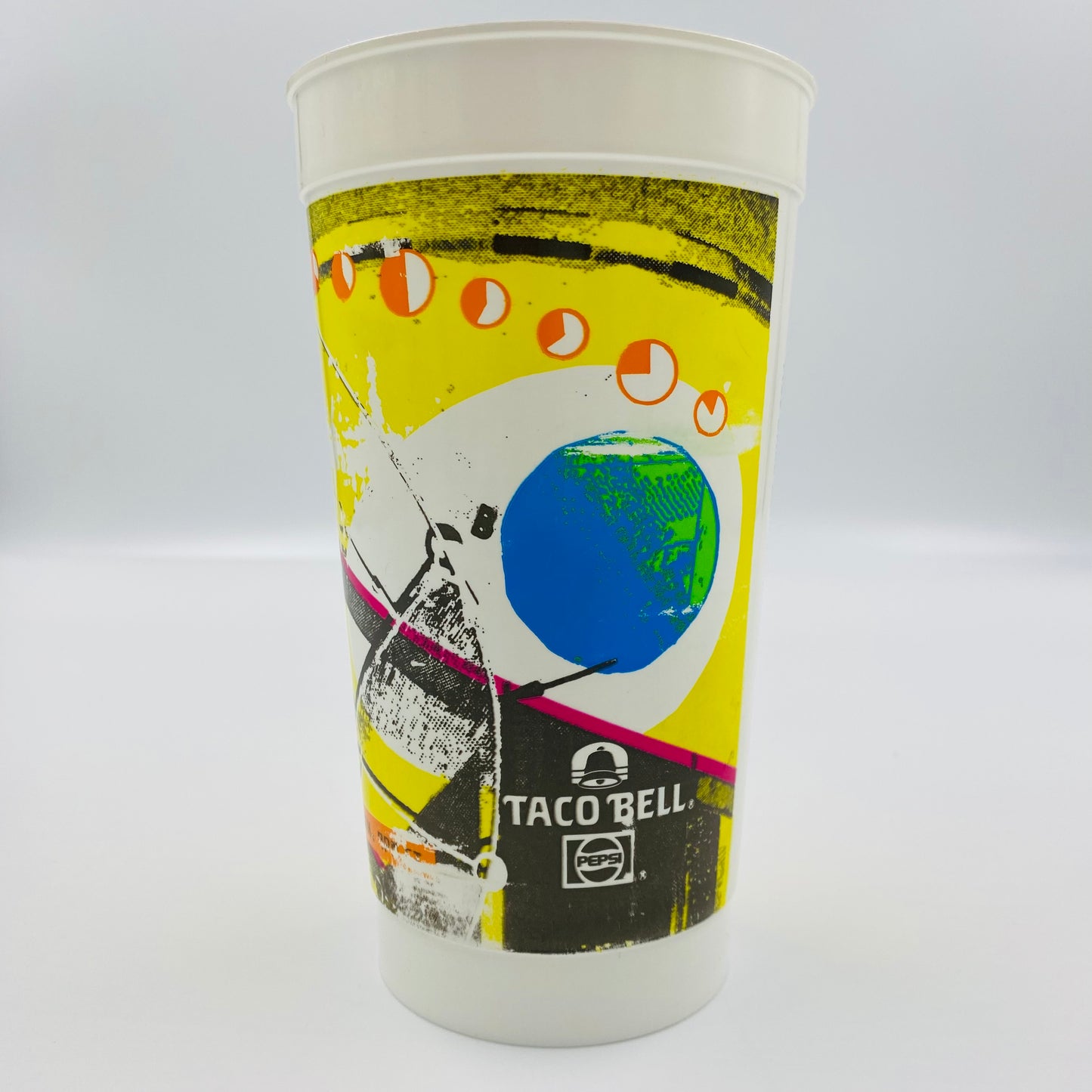 MTV VMA’s Video Music Awards yellow  32oz  plastic cup (1990)Taco Bell