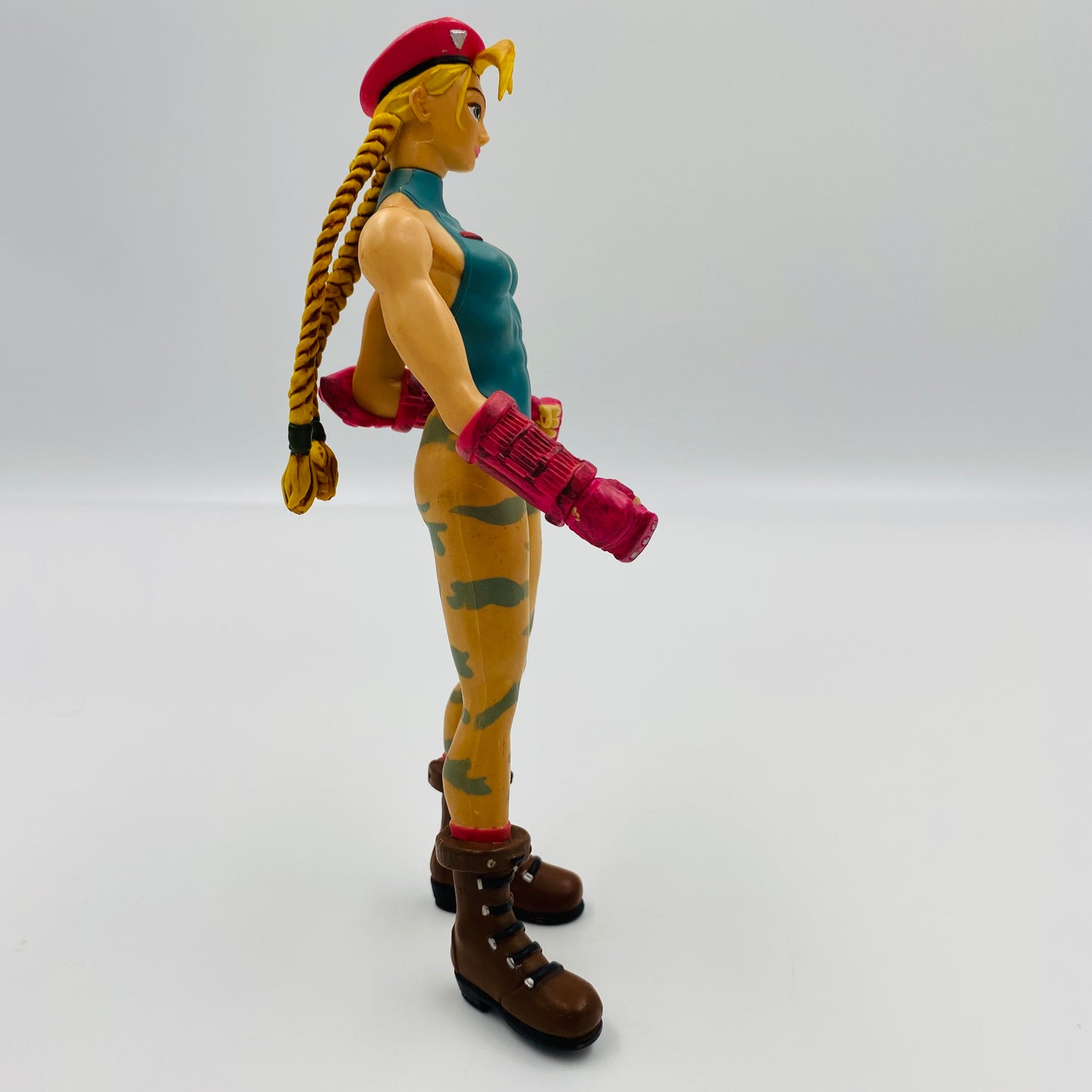 Street Fighter Round One!: Cammy Player Two Turquoise loose 7" action figure (1999) ReSaurus