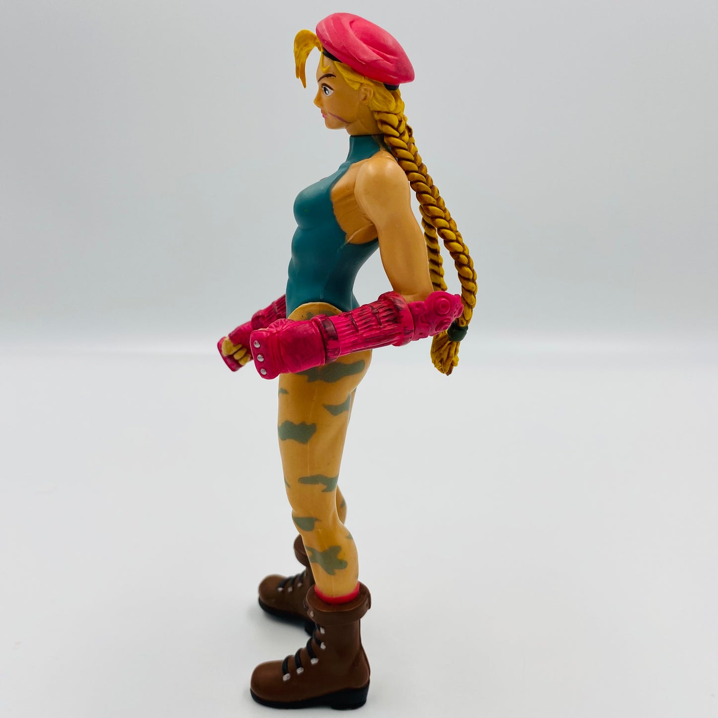 Street Fighter Round One!: Cammy Player Two Turquoise loose 7" action figure (1999) ReSaurus