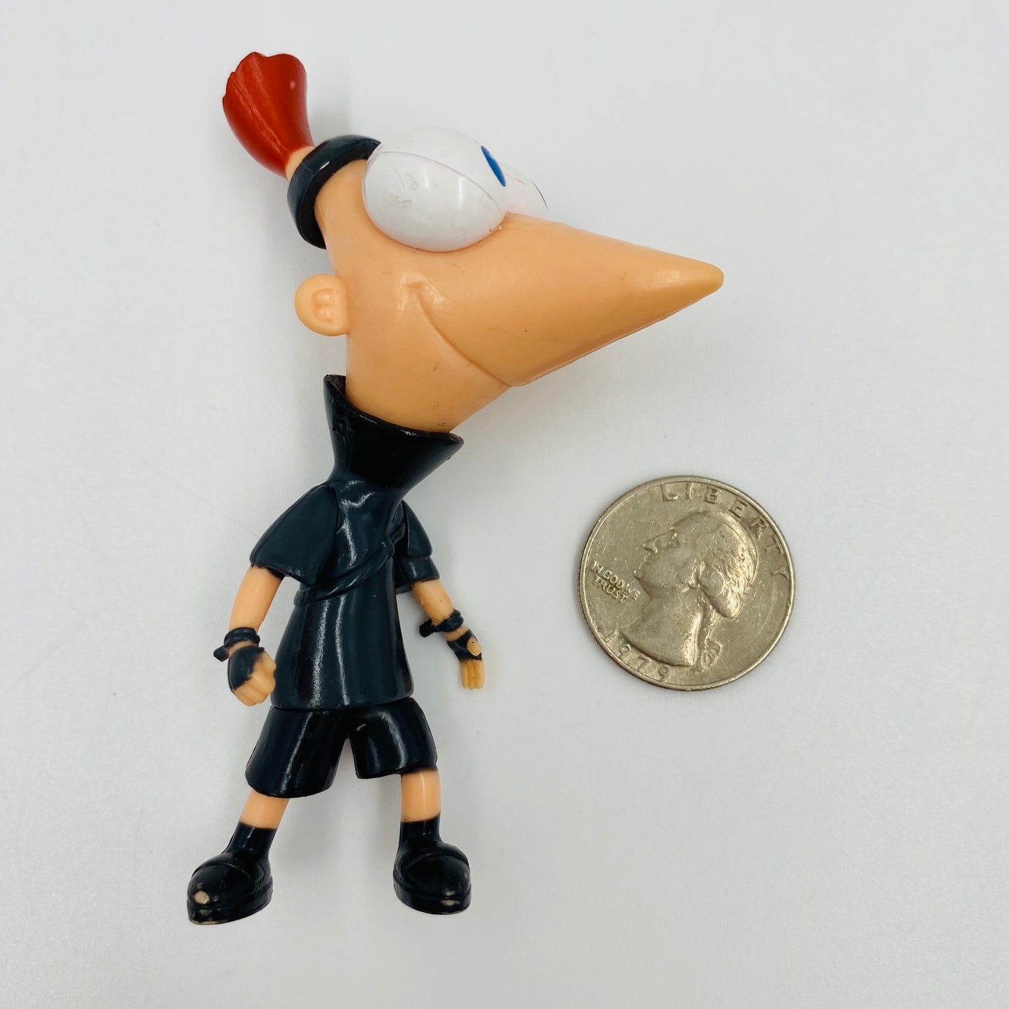 Phineas and Ferb Across the 2nd Dimension Phineas loose 4" action figure (2011) Jakks Pacific