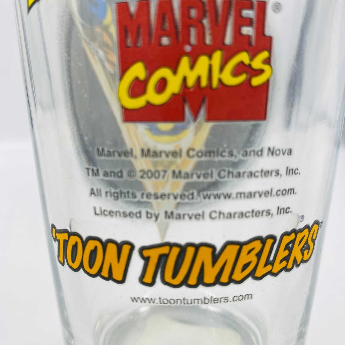 Marvel: The Man Called Nova Bronze Age Heroes pint glass (2013) Toon Tumblers