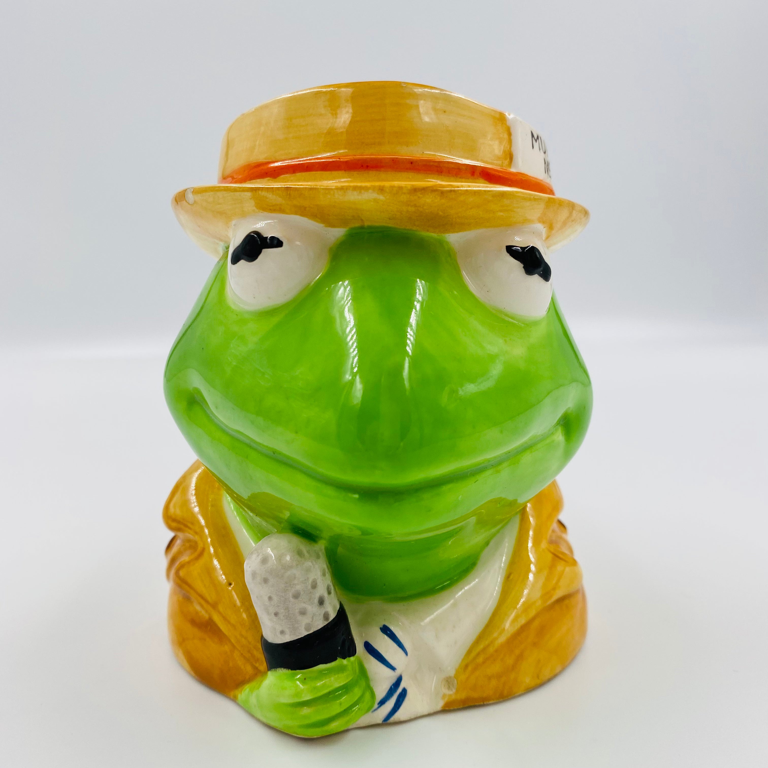 Muppets/Sesame Street Muppet News Reporter Kermit Ceramic Mug – Mom and ...