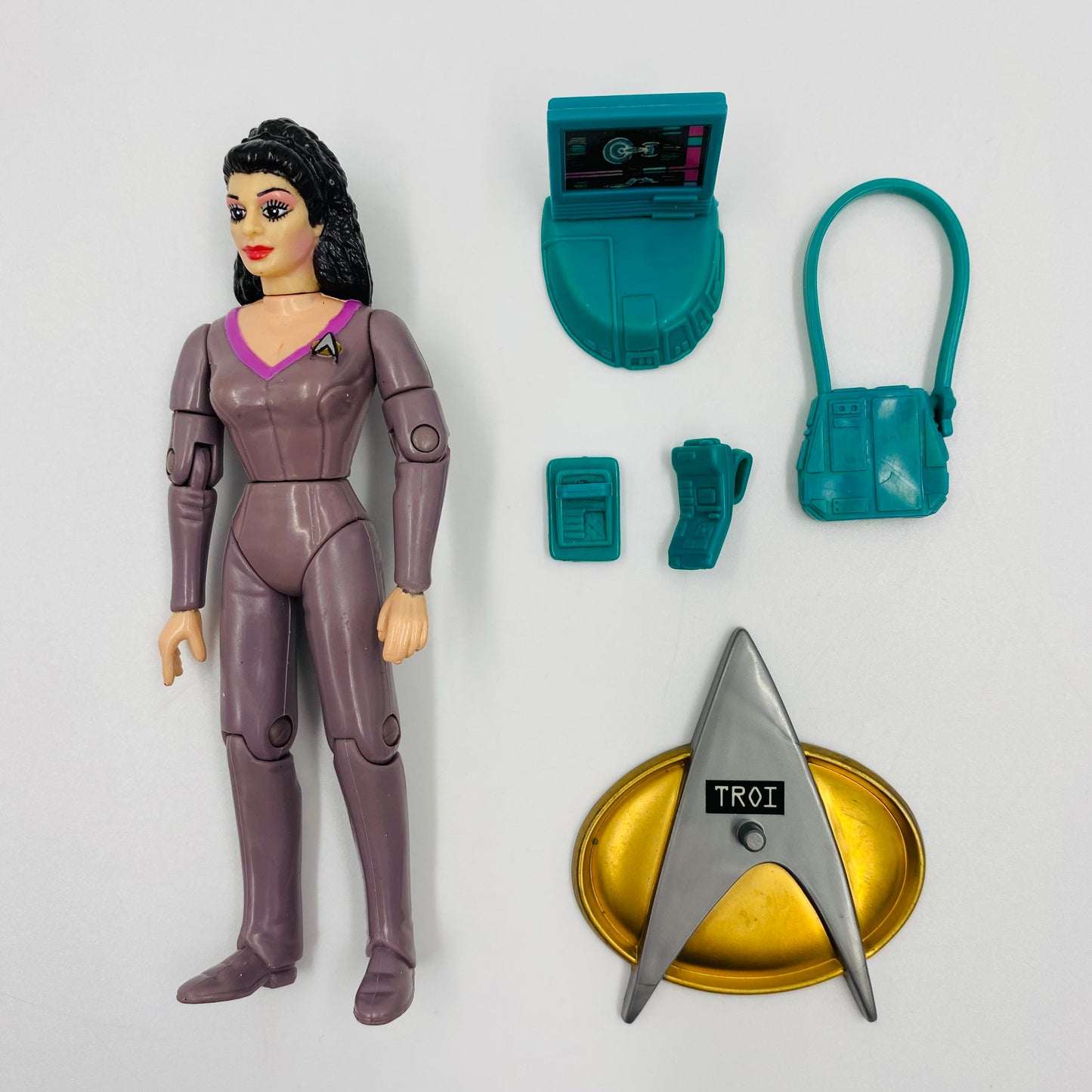 Star Trek The Next Generation Lieutenant Commander Deanna Troi loose 4.5" action figure (1992) Playmates