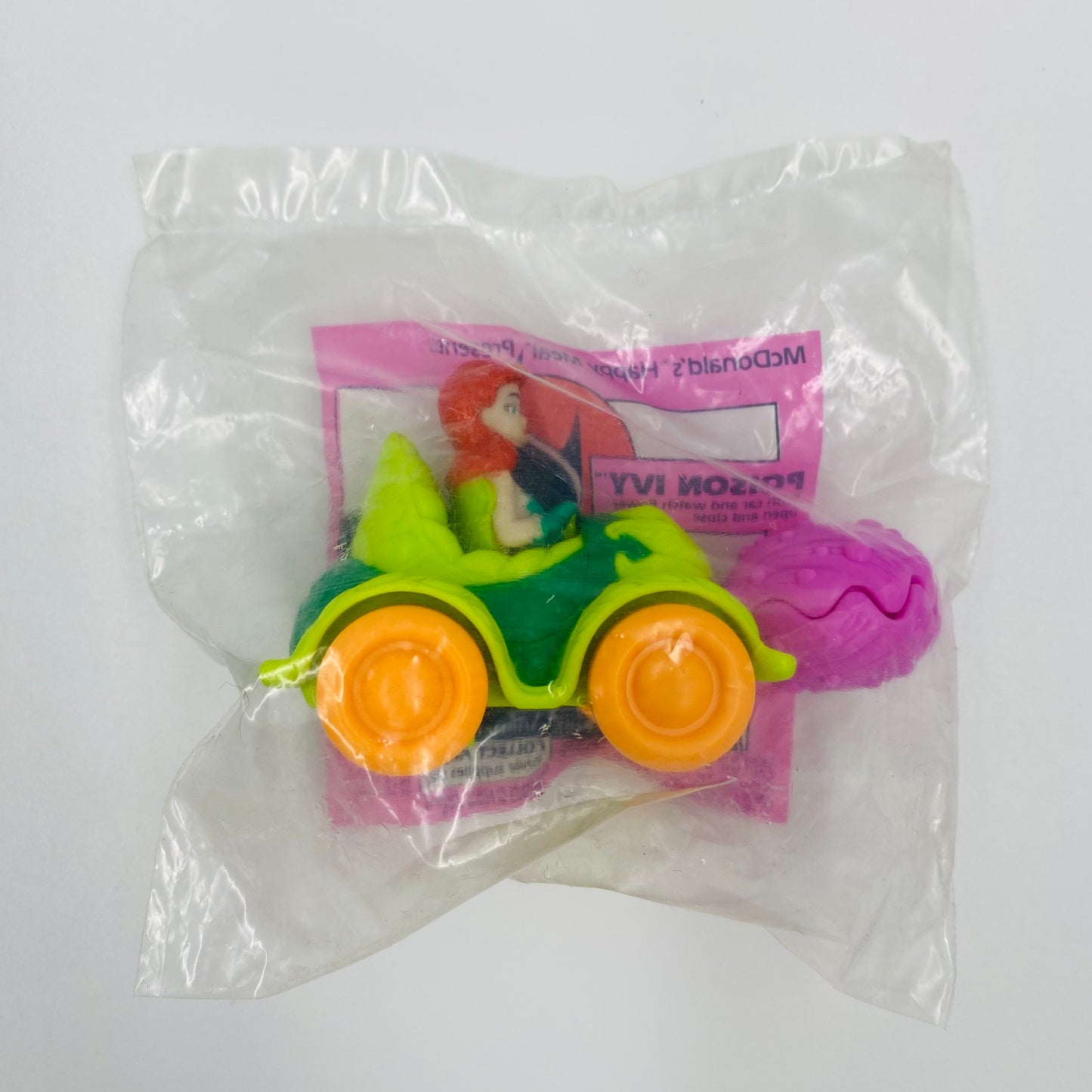 Batman the Animated Series Poison Ivy car McDonald's Happy Meal toy (1993) bagged