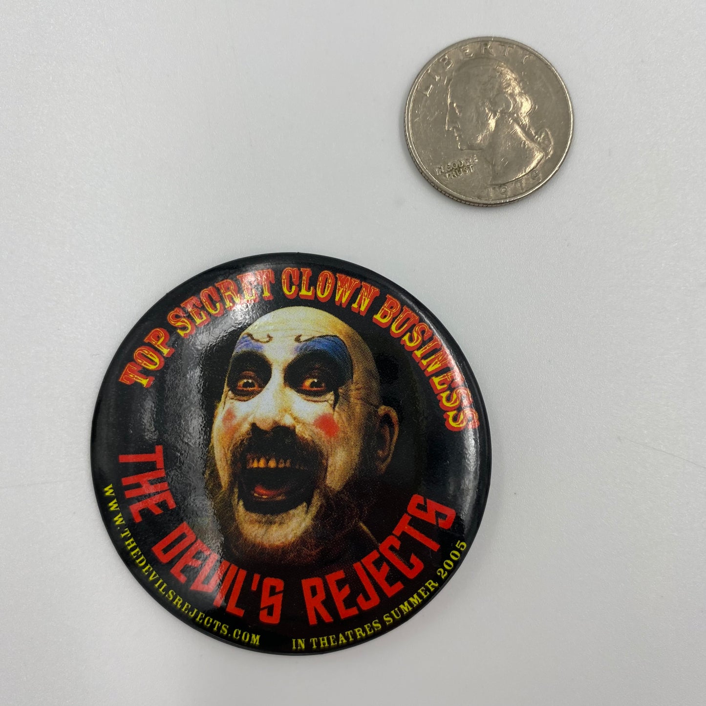 The Devil’s Rejects promo pinback button (2005)