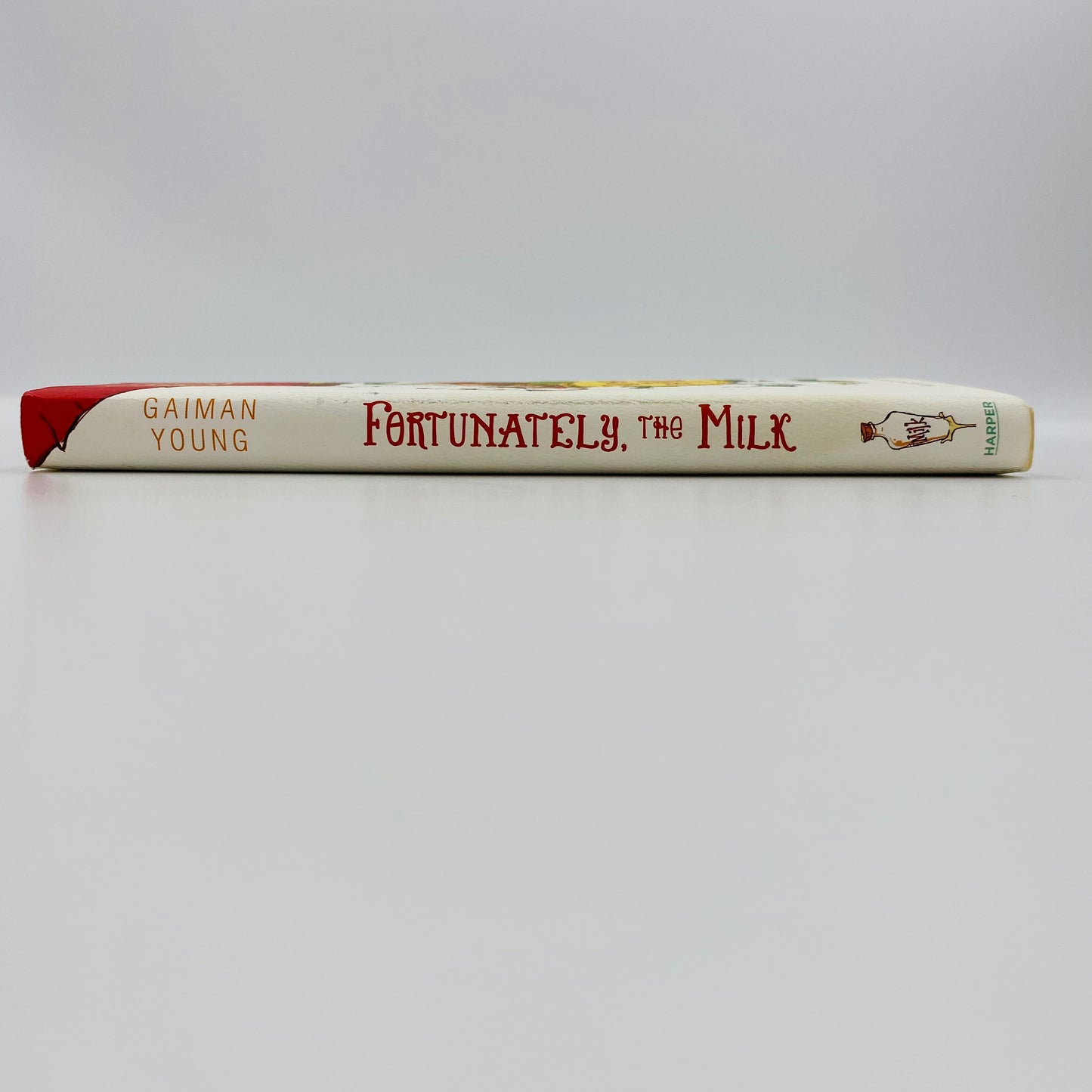 Fortunately the Milk hardcover   Written by: Neil Gaiman   Illustrated by: Skottie Young