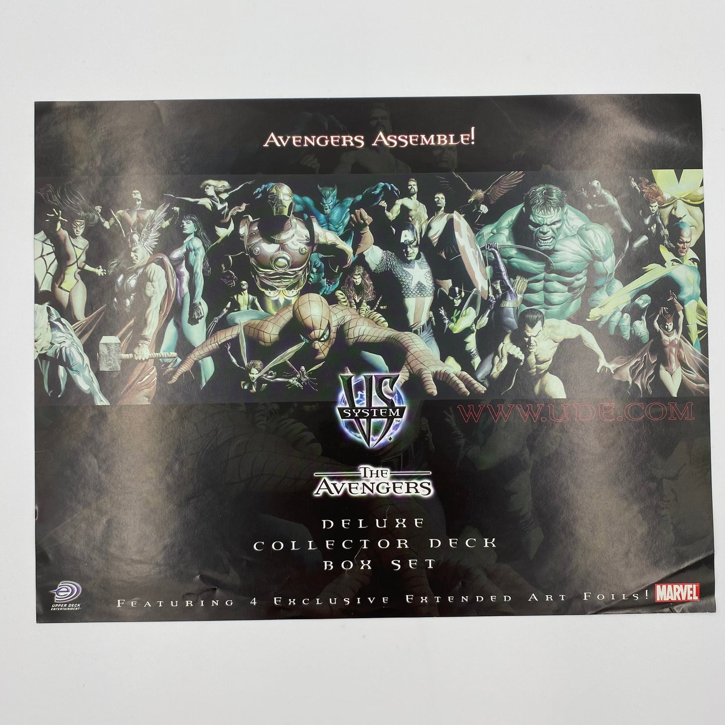 VS. System Avengers promo mini-poster (2005) & VS. System Justice League of America promo mini-poster (2005)