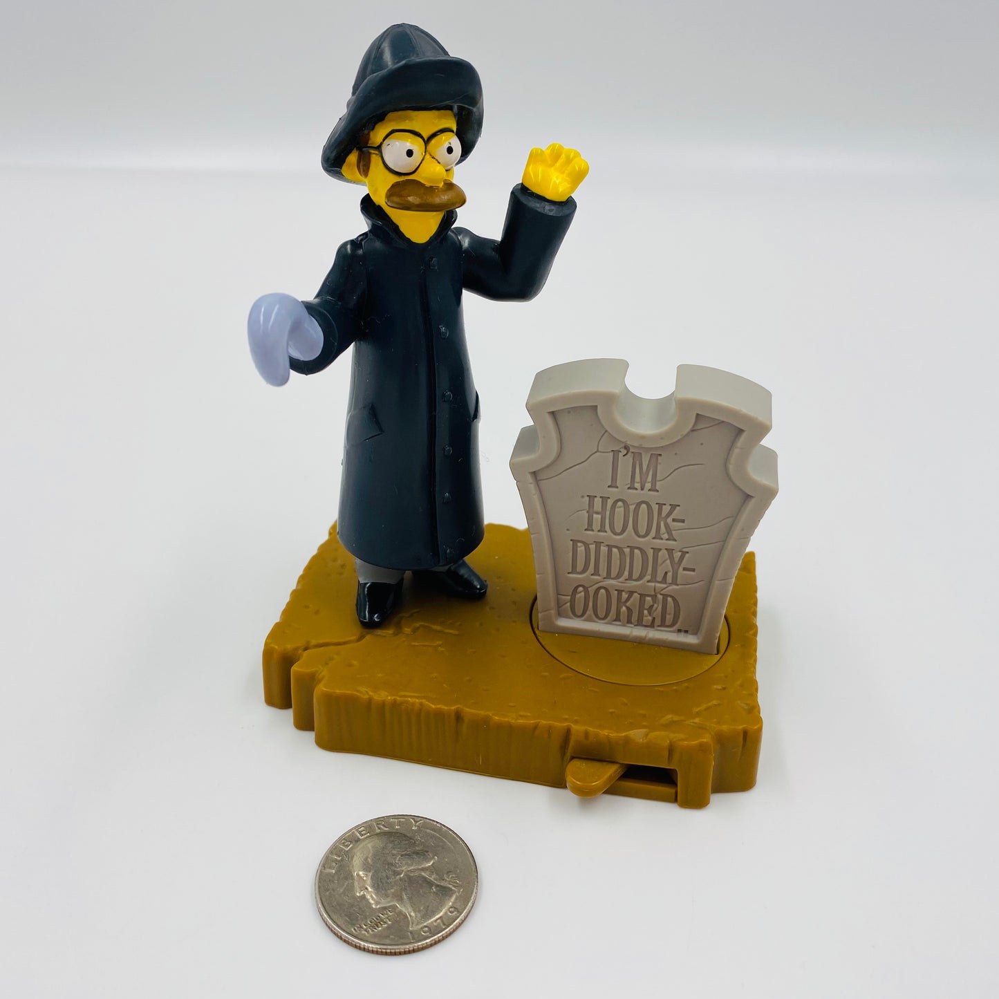 The Simpsons Spooky Light-Ups Ned Flanders Burger King Kids' Meals toy (2001) loose