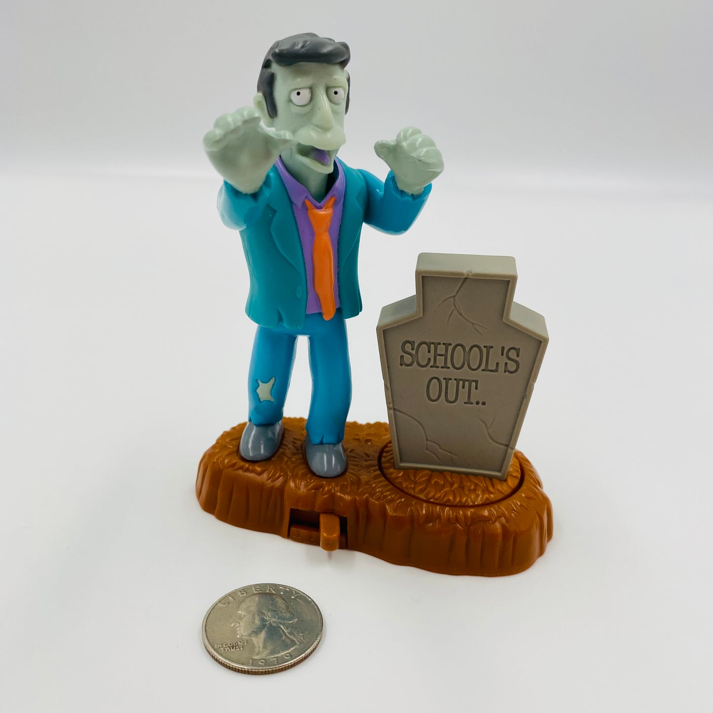 The Simpsons Spooky Light-Ups Principal Skinner Burger King Kids' Meals toy (2001) loose