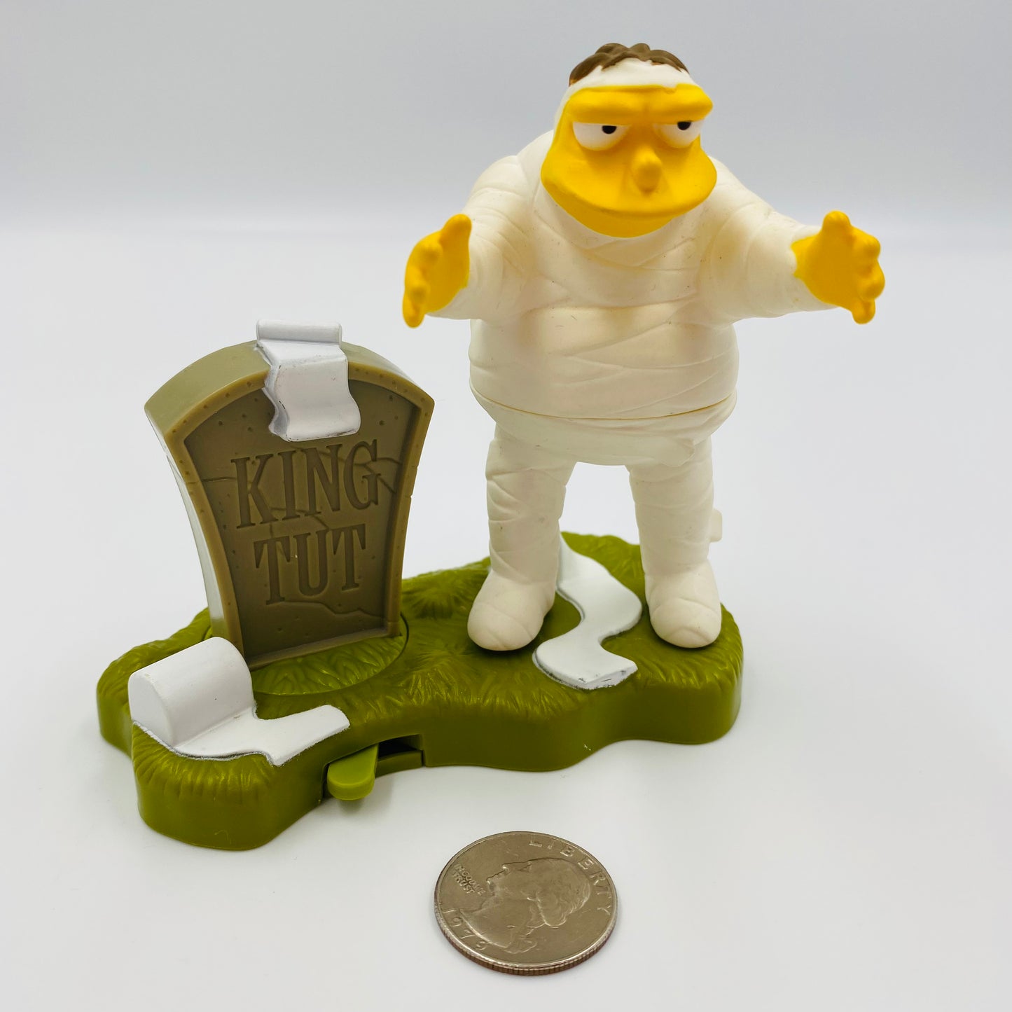 The Simpsons Spooky Light-Ups Barney Burger King Kids' Meals toy (2001) loose