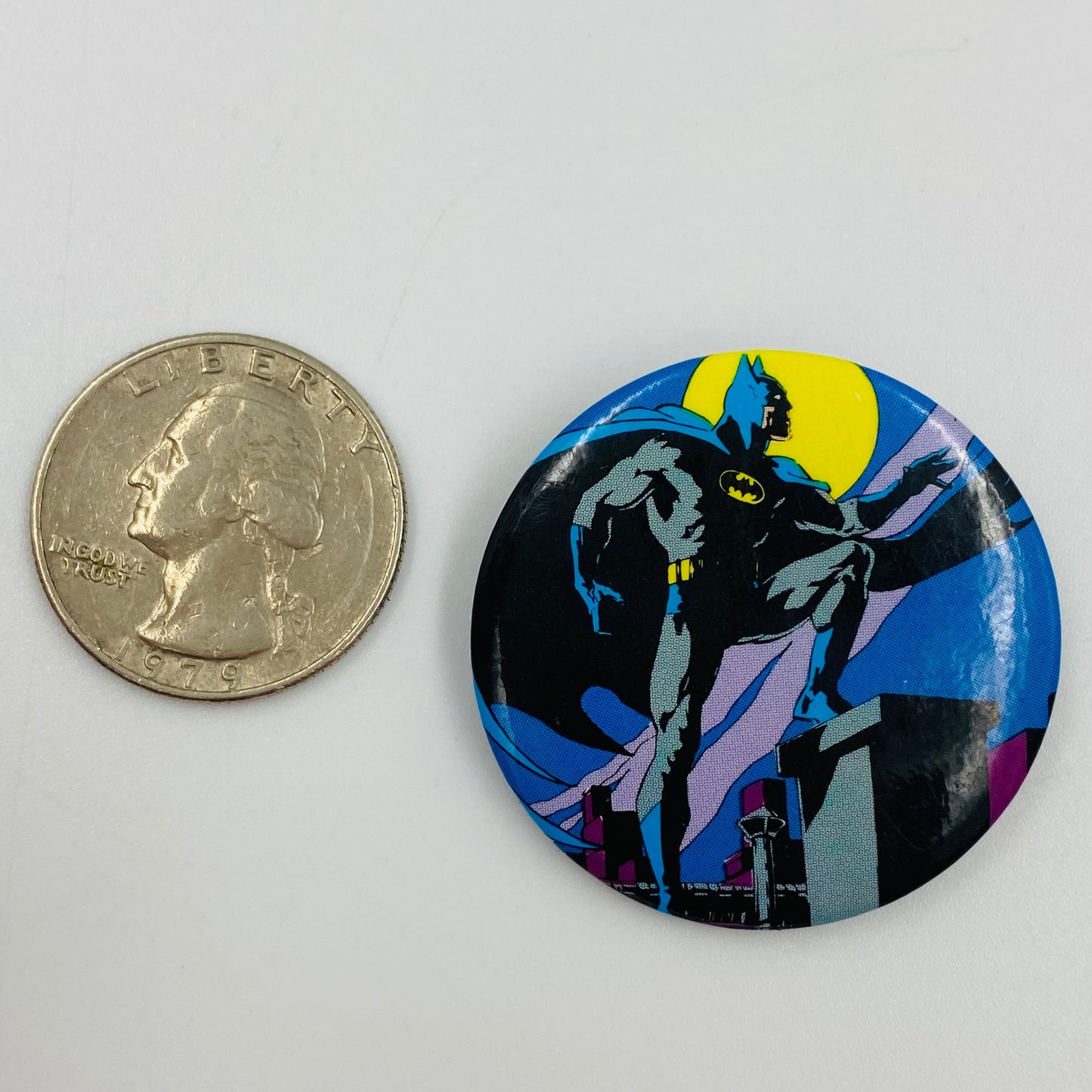 Batman: Leg Up pinback button