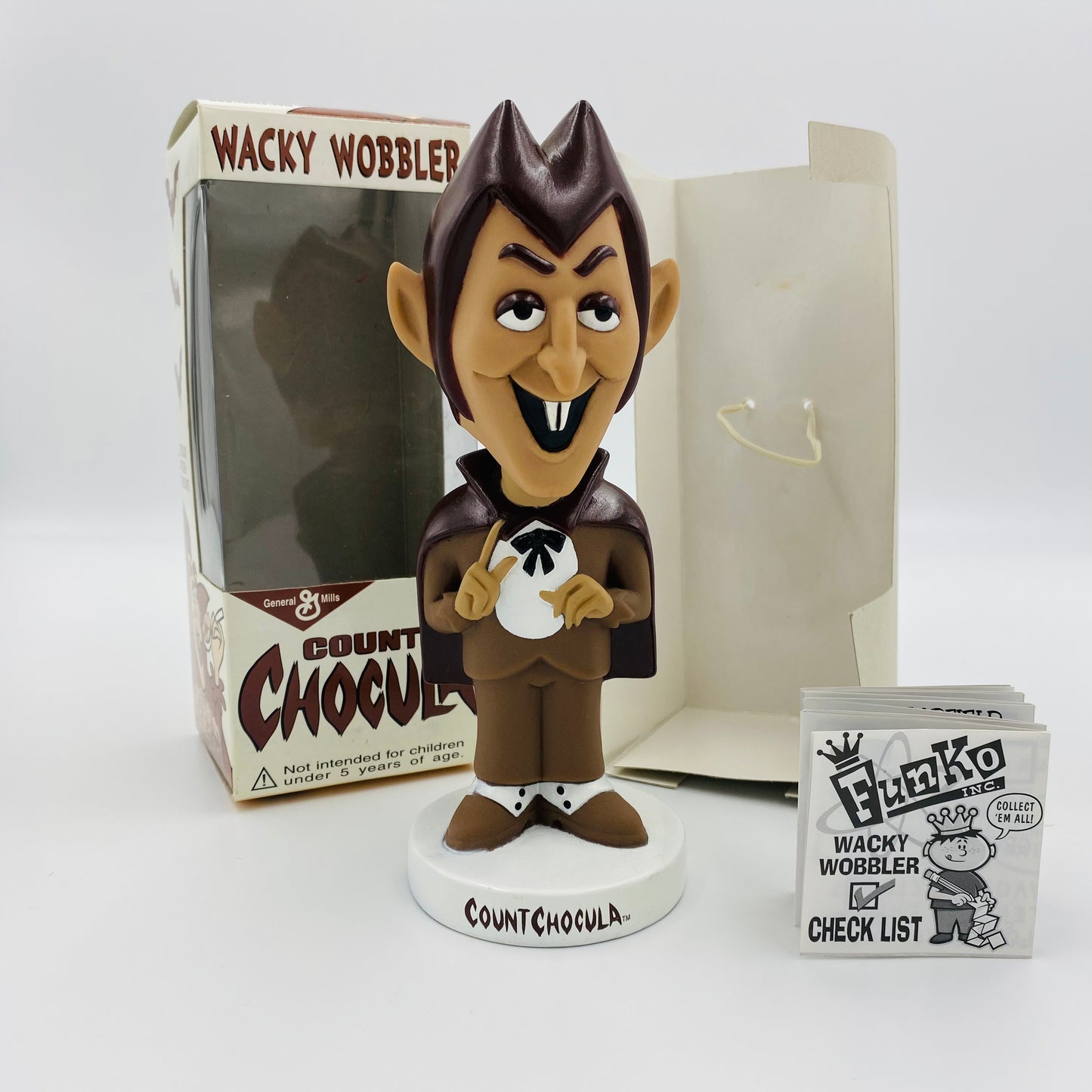 Wacky Wobbler General Mills Count Chocula boxed 7" bobblehead  (2000) Funko