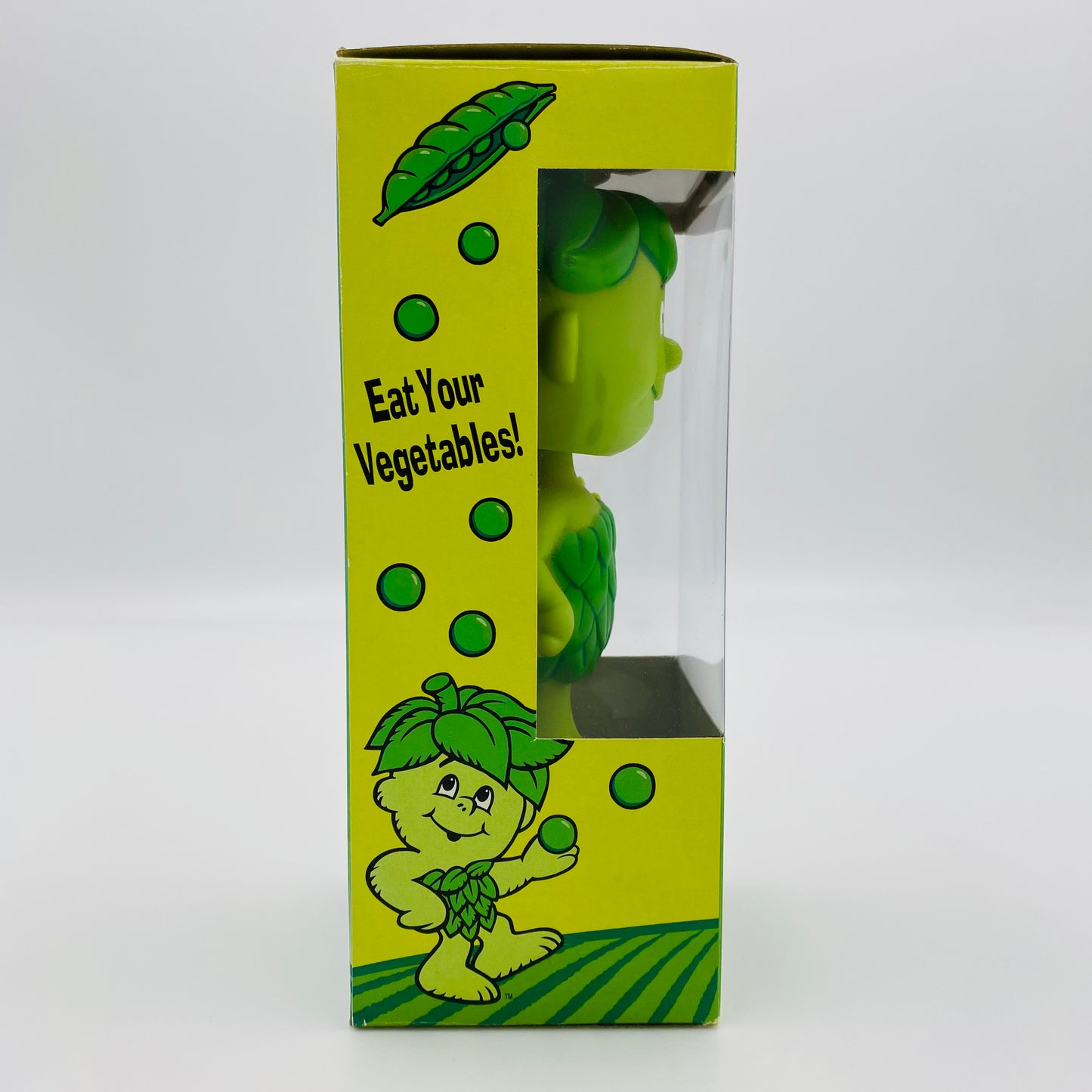 Wacky Wobbler Green Giant Little Green Sprout boxed 7" bobblehead (2003) Funko