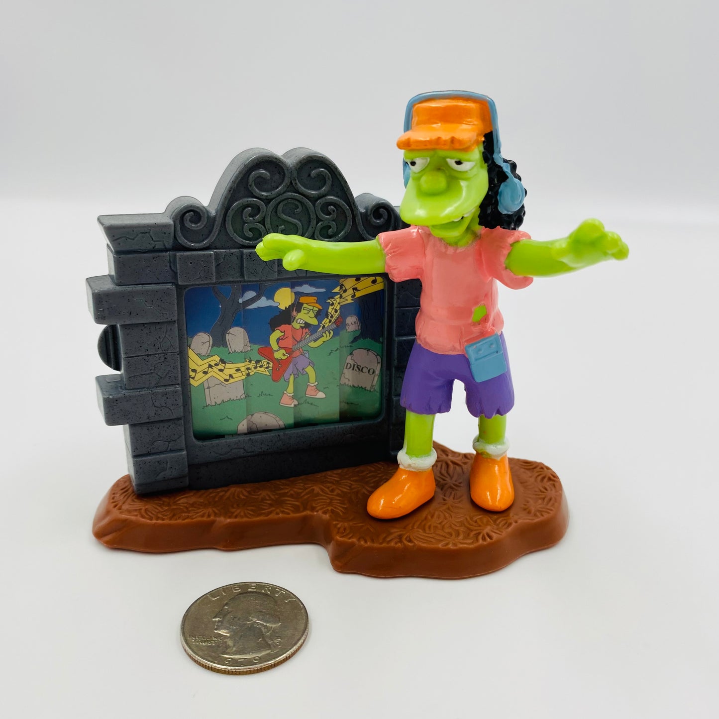 The Simpsons Creepy Classics Otto Burger King Kids' Meals toy (2002) loose