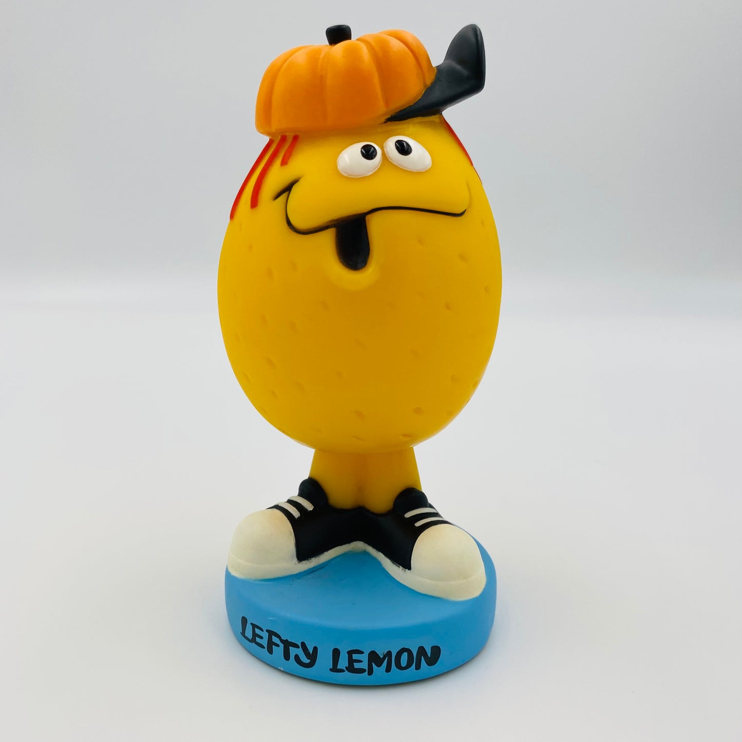 Wacky Wobbler “Funny Face” Lefty Lemon boxed 7" bobblehead (2002) Funko