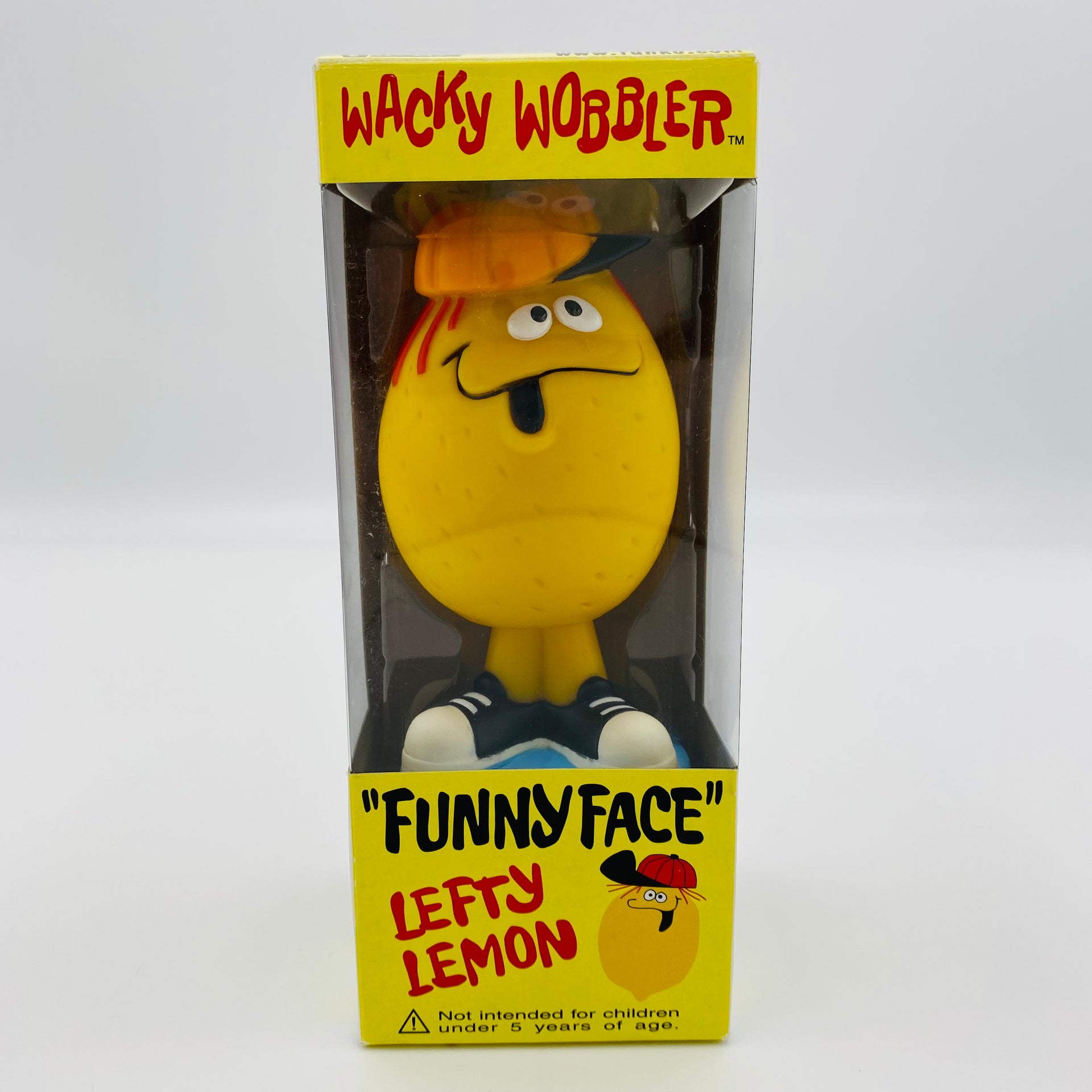Wacky Wobbler “Funny Face” Lefty Lemon boxed 7