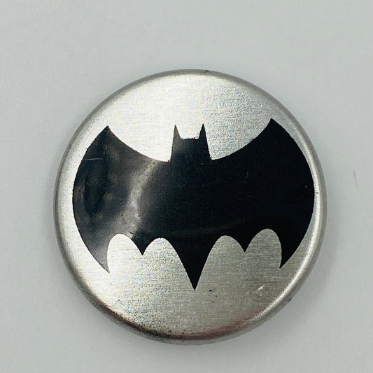 Batman: Bat Symbol silver background pinback button (2003)