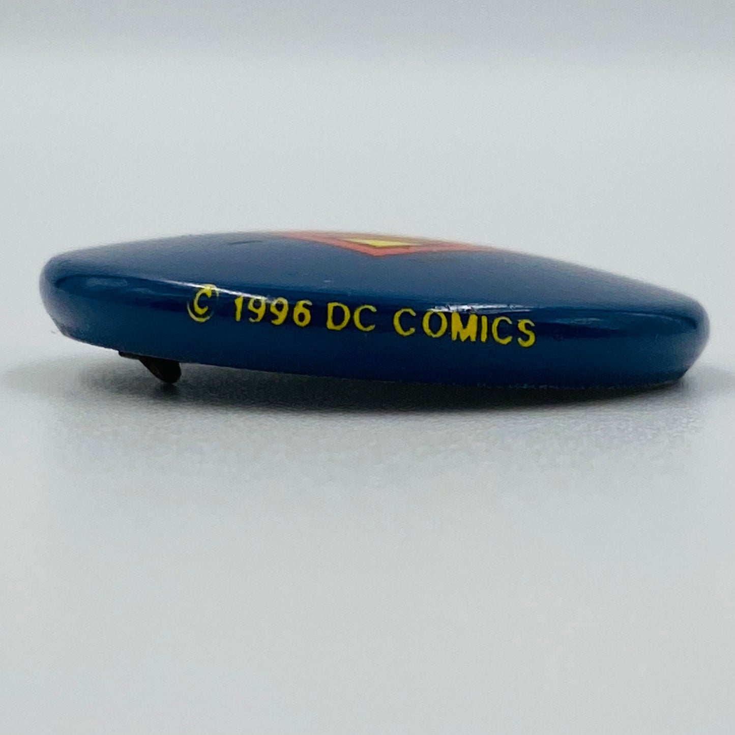 Superman Symbol pinback button (1996)