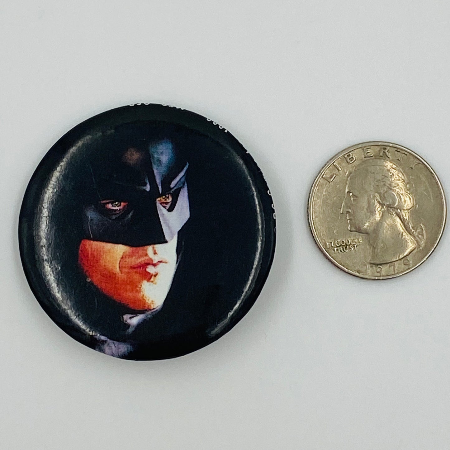 Batman ’89 Batman Close-Up pinback button (1989)